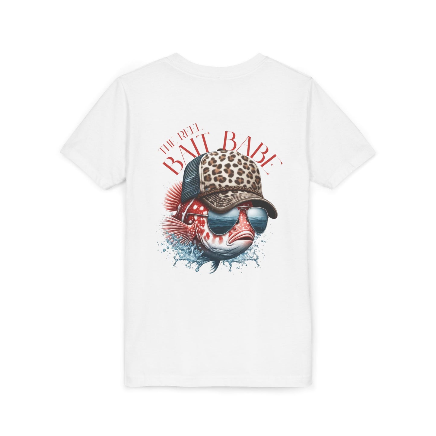 Kids Fishing Tee - CaffeinatedPlanner Family Exclusive Design: 'Bait Babe'