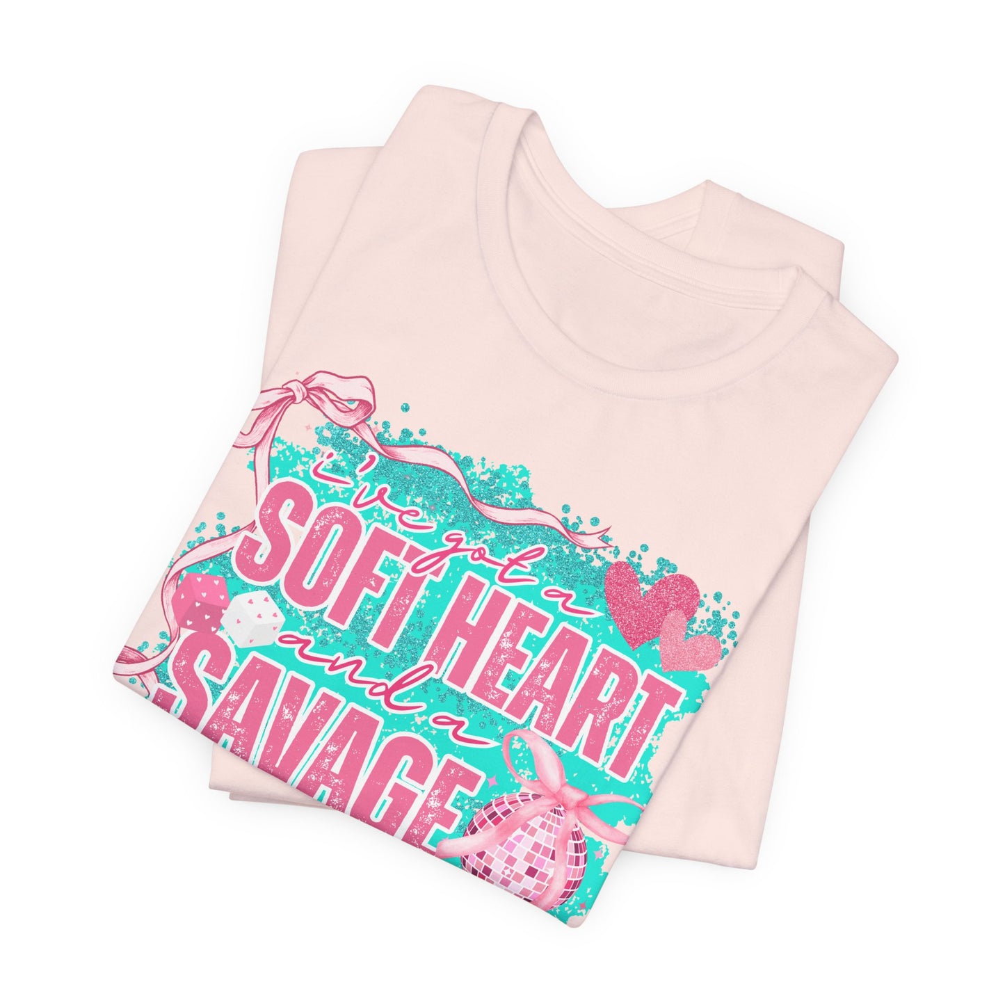 Savage Mouth Graphic Tee - Soft Hearted Apparel, Unisex T-Shirt, Trendy Casual Wear, Fun Gift for Friends, Statement Top