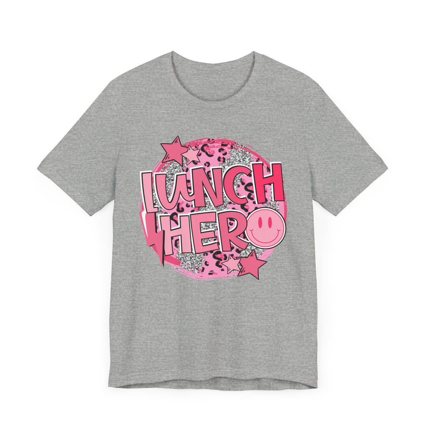 Lunch Hero Unisex Tee - Cafeteria Staff Shirt * Front Design Only