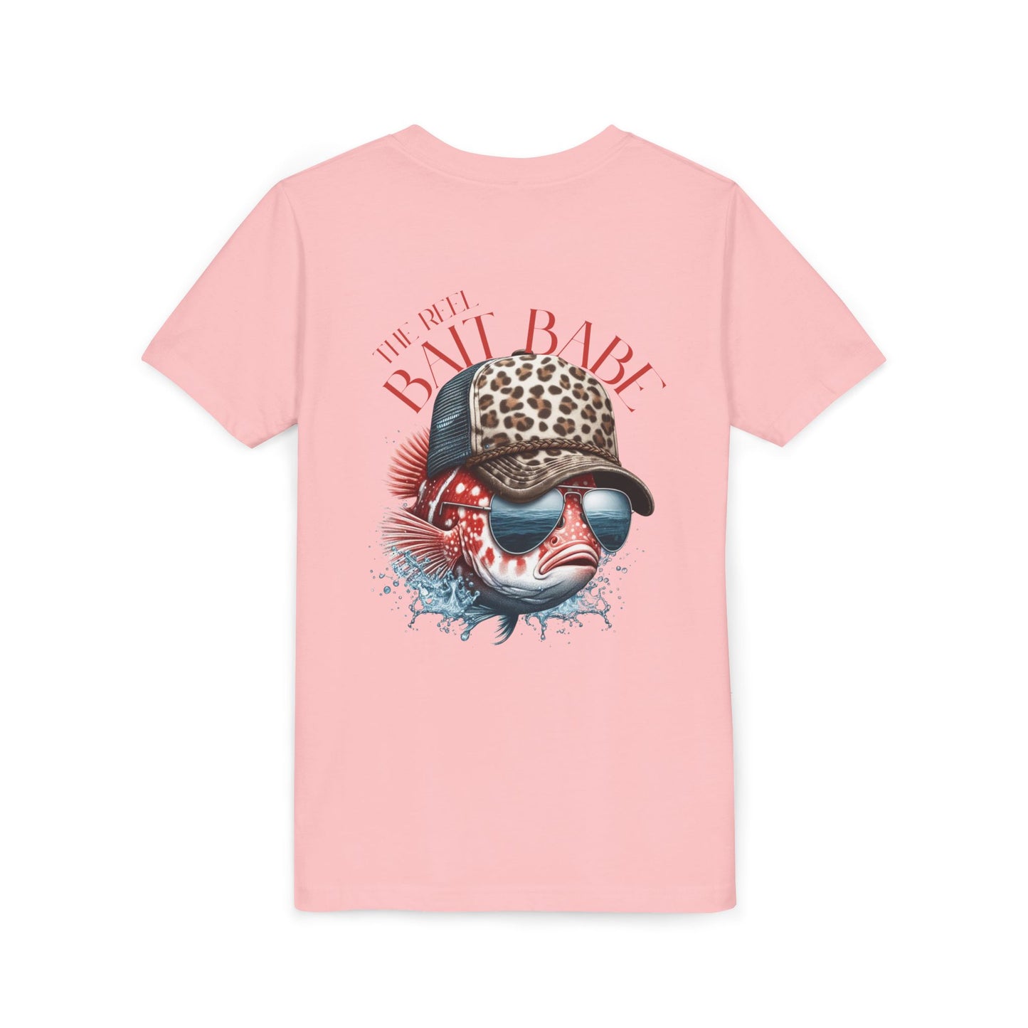 Kids Fishing Tee - CaffeinatedPlanner Family Exclusive Design: 'Bait Babe'
