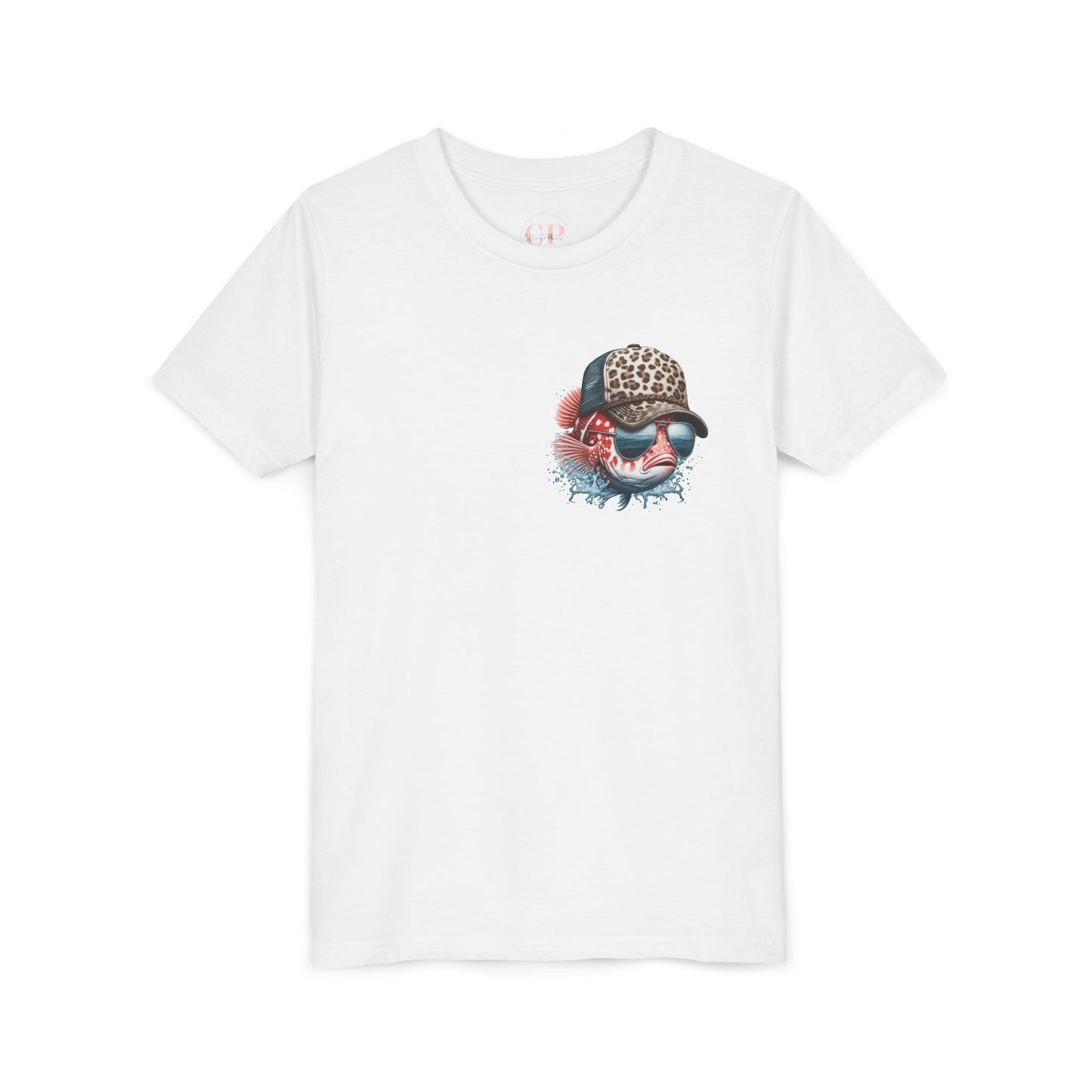 Kids Fishing Tee - CaffeinatedPlanner Family Exclusive Design: 'Bait Babe'