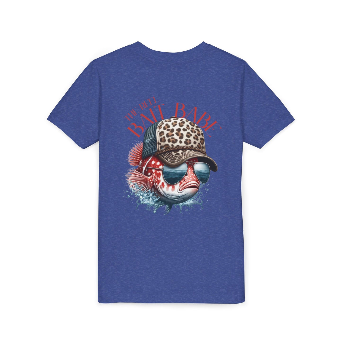 Kids Fishing Tee - CaffeinatedPlanner Family Exclusive Design: 'Bait Babe'