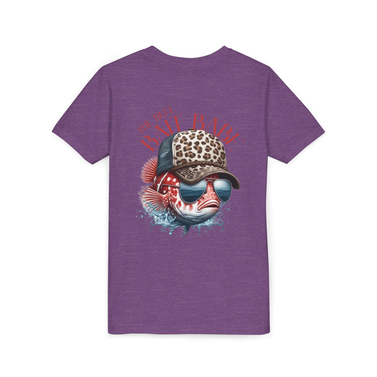 Kids Fishing Tee - CaffeinatedPlanner Family Exclusive Design: 'Bait Babe'
