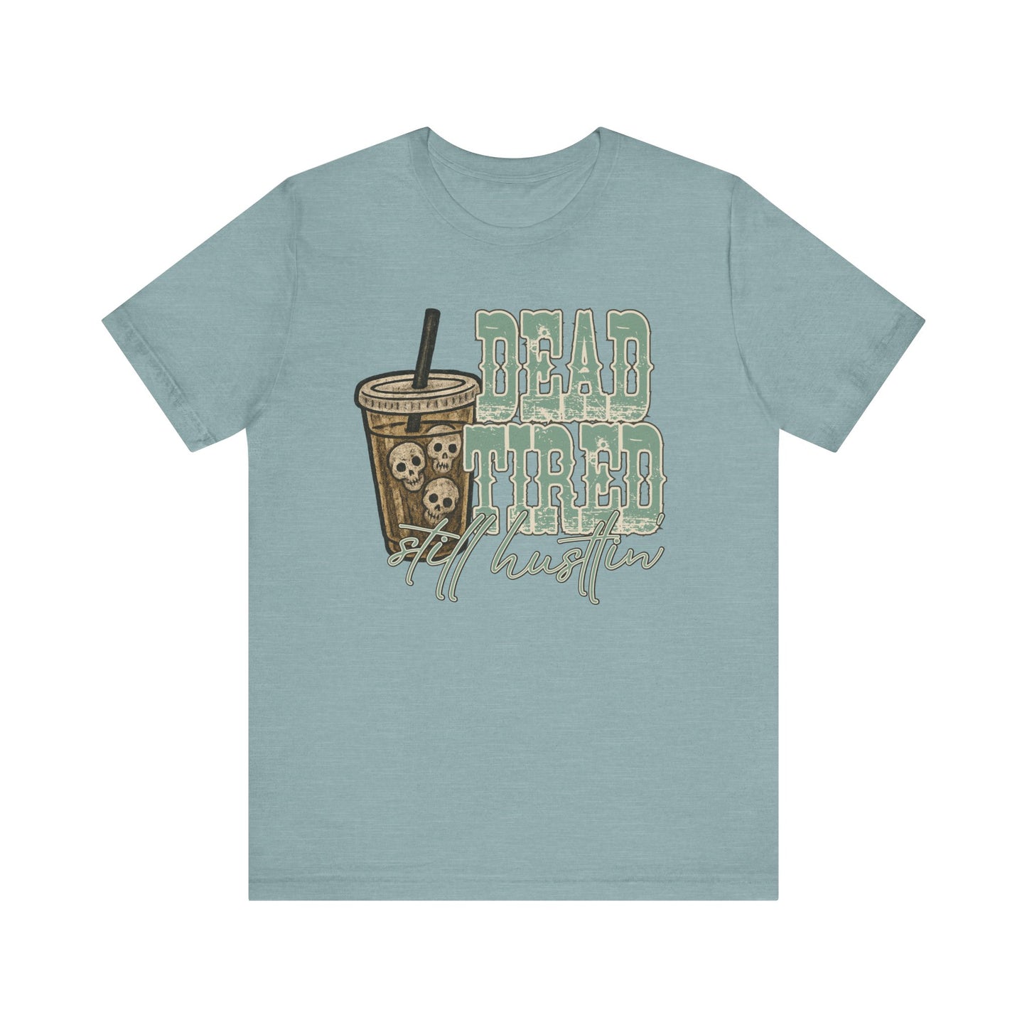 Skeleton Head Iced Coffee Unisex Tee