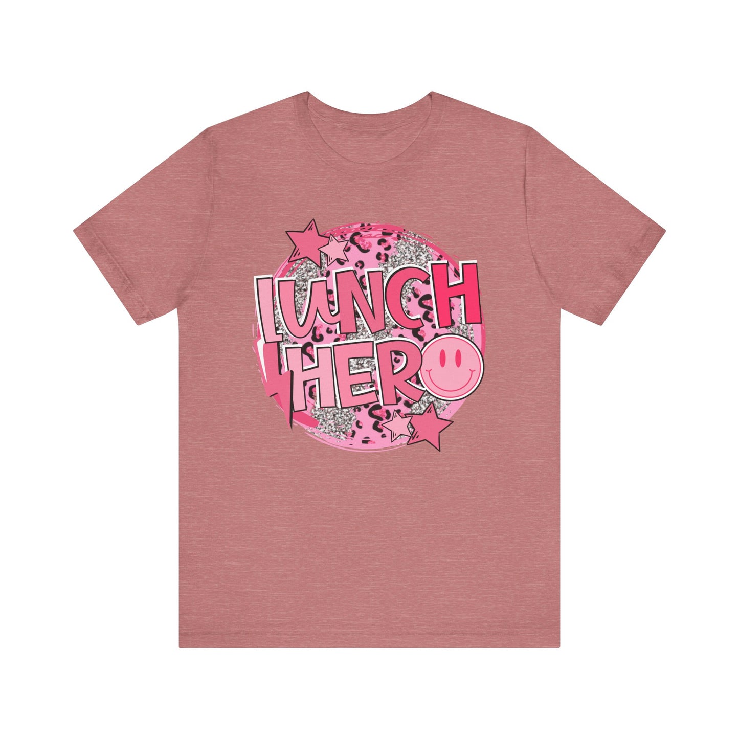 Lunch Hero Unisex Tee - Cafeteria Staff Shirt * Front Design Only