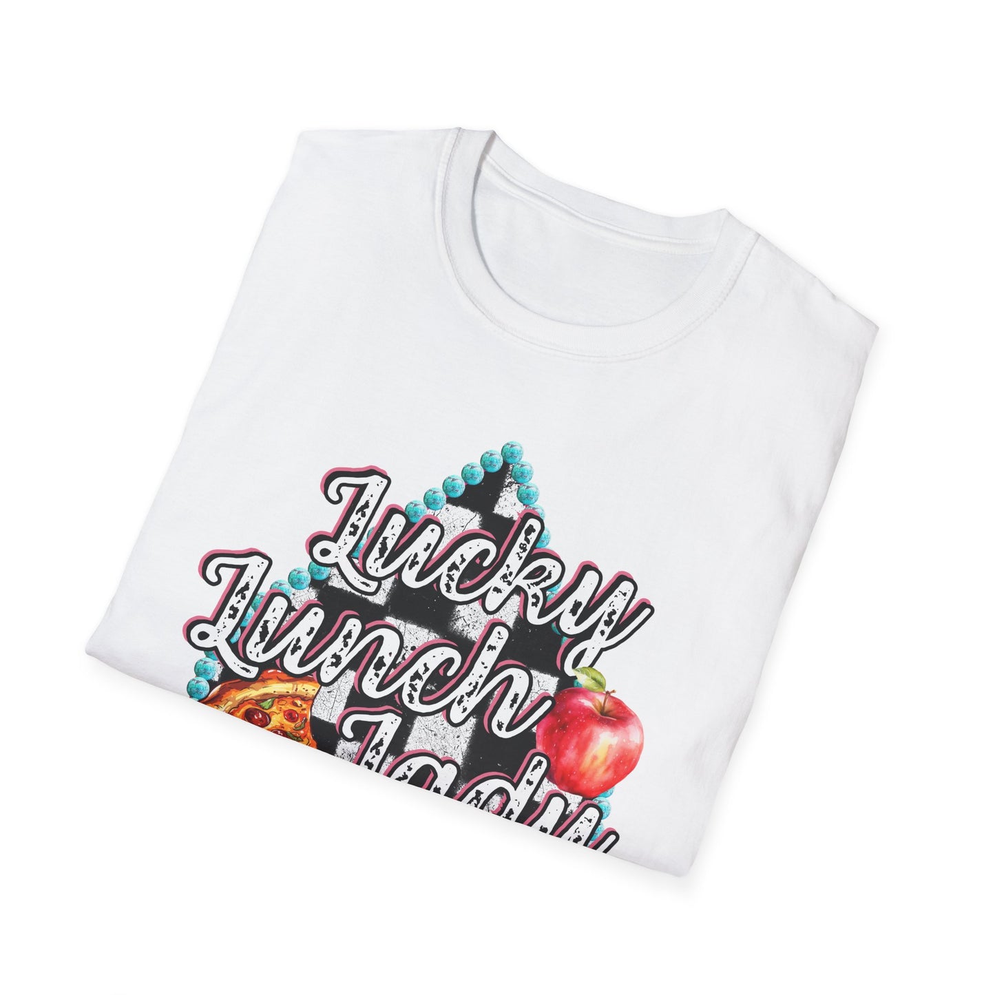 Lunch Lady Checkered Spades T-Shirt