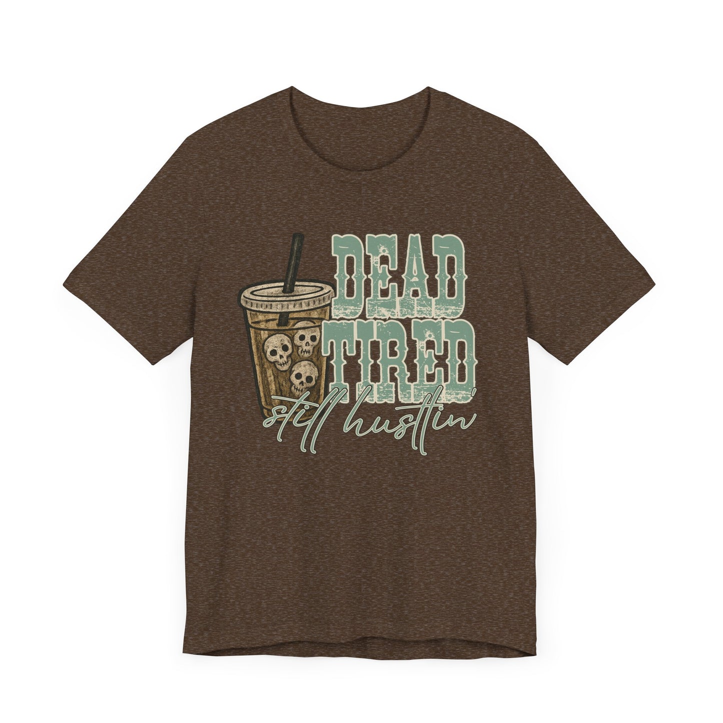 Skeleton Head Iced Coffee Unisex Tee