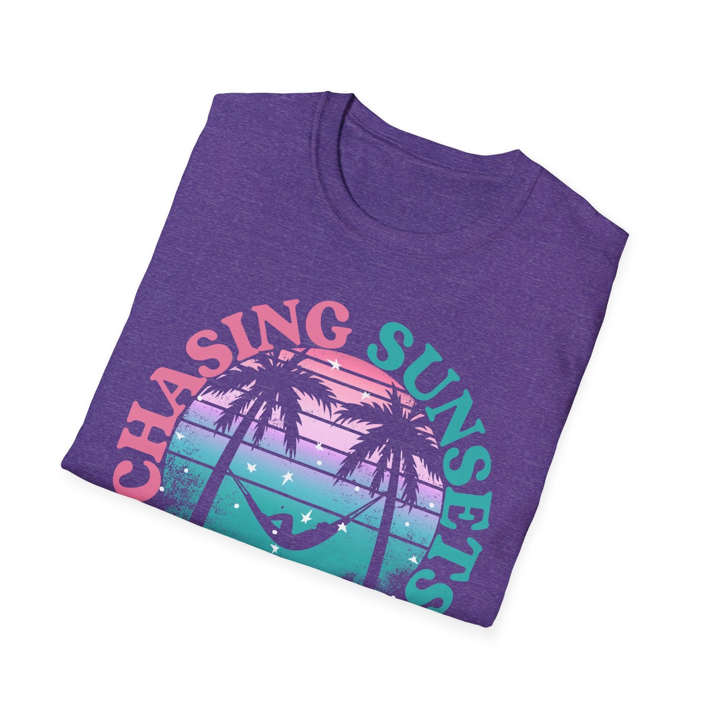 Chasing Sunsets, Finding Peace Unisex T-Shirt