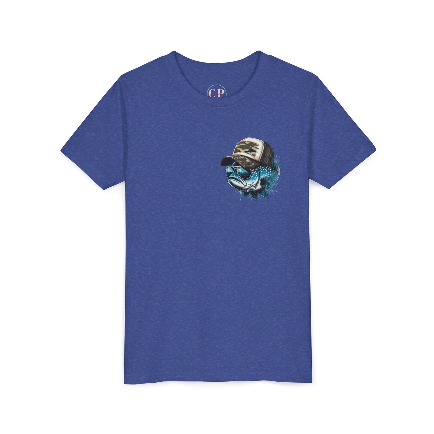 Kids Fishing Tee - CaffeinatedPlanner Family Exclusive Design: 'Bait Boss'