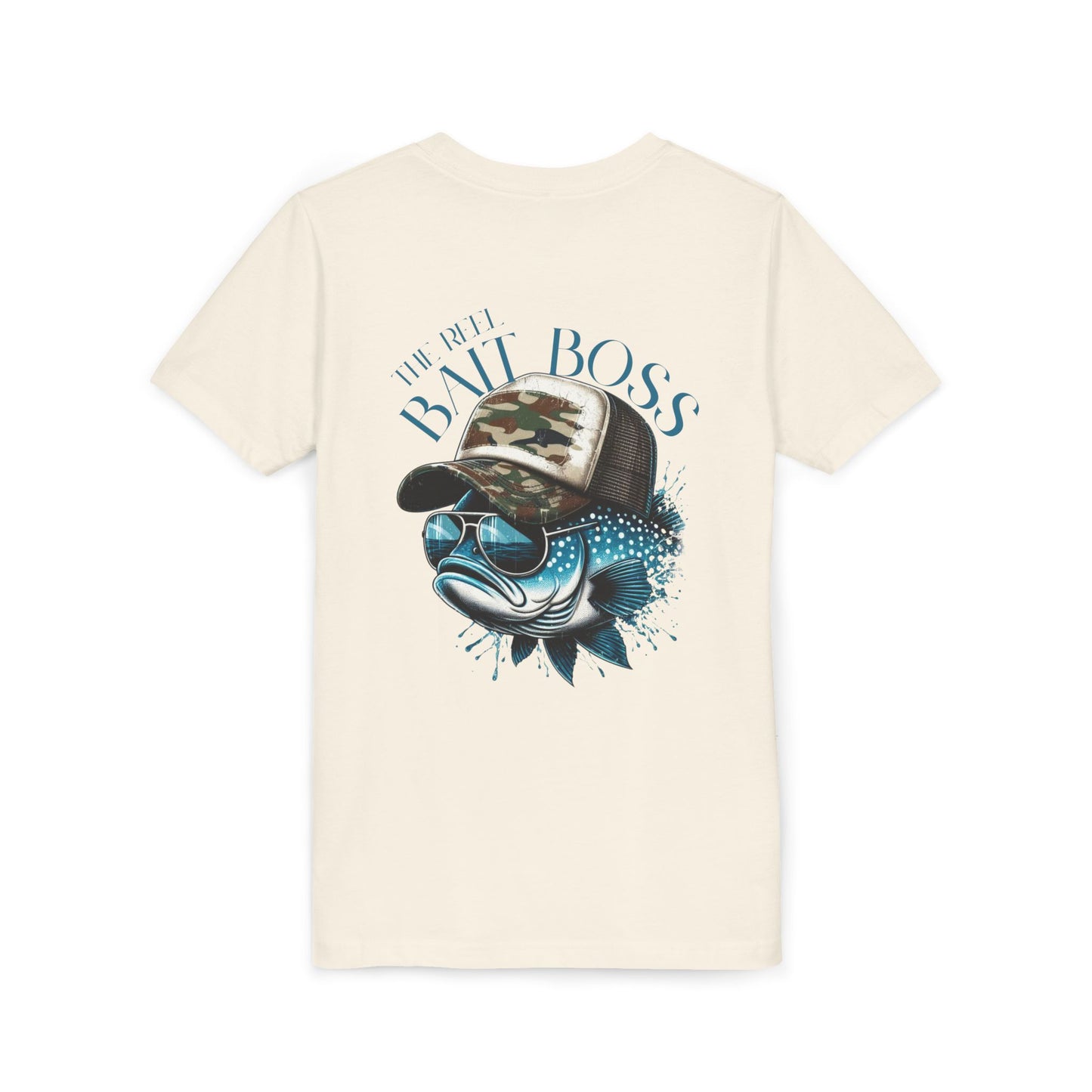 Kids Fishing Tee - CaffeinatedPlanner Family Exclusive Design: 'Bait Boss'