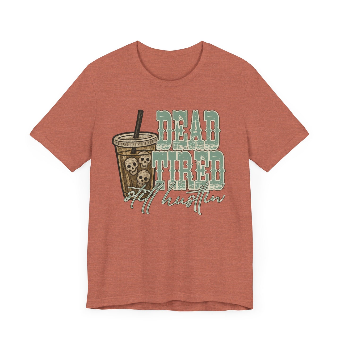 Skeleton Head Iced Coffee Unisex Tee