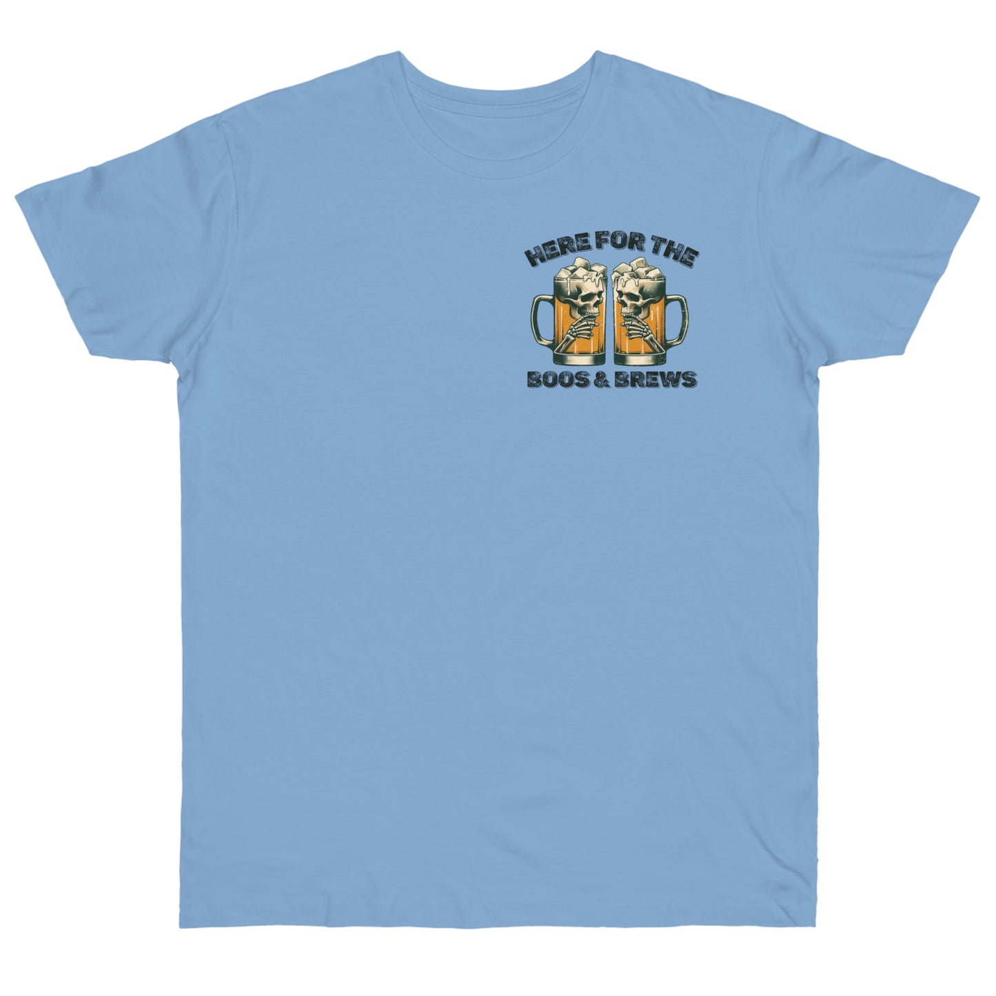 Halloween Beer Mug Tee - Here for the Boos & Brews