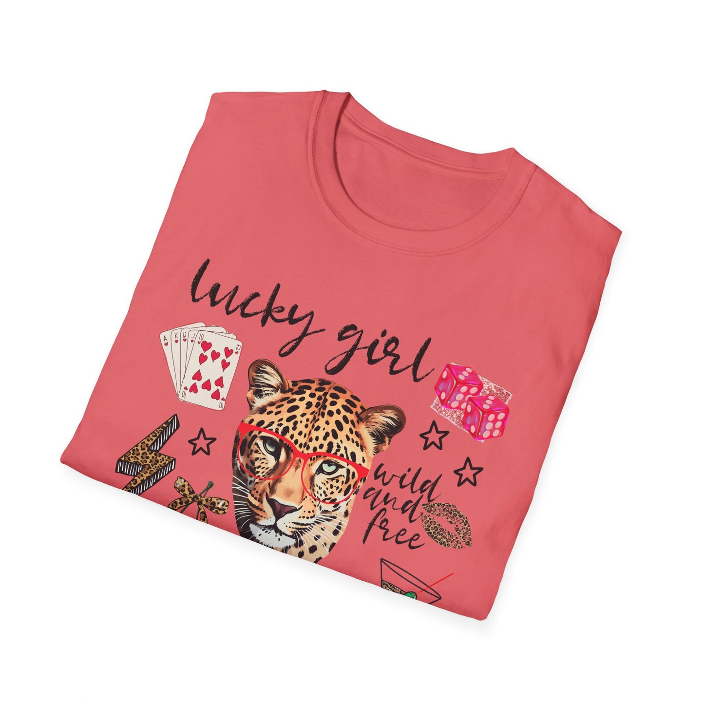 Leopard Lucky Girl T-Shirt