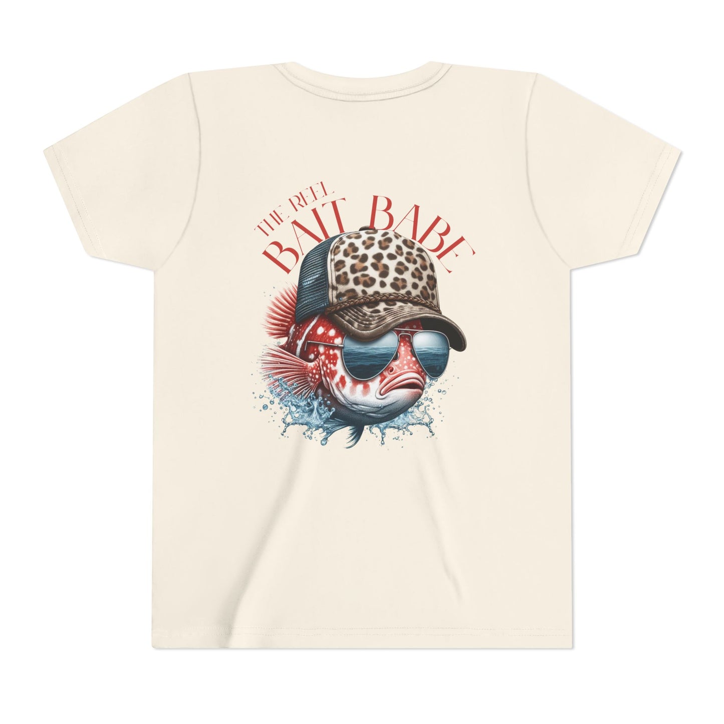 Kids Fishing Tee - CaffeinatedPlanner Family Exclusive Design: 'Bait Babe'