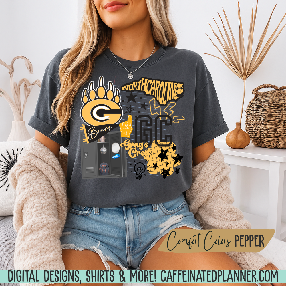 CUSTOM School TShirt, School Spirit // ADULT