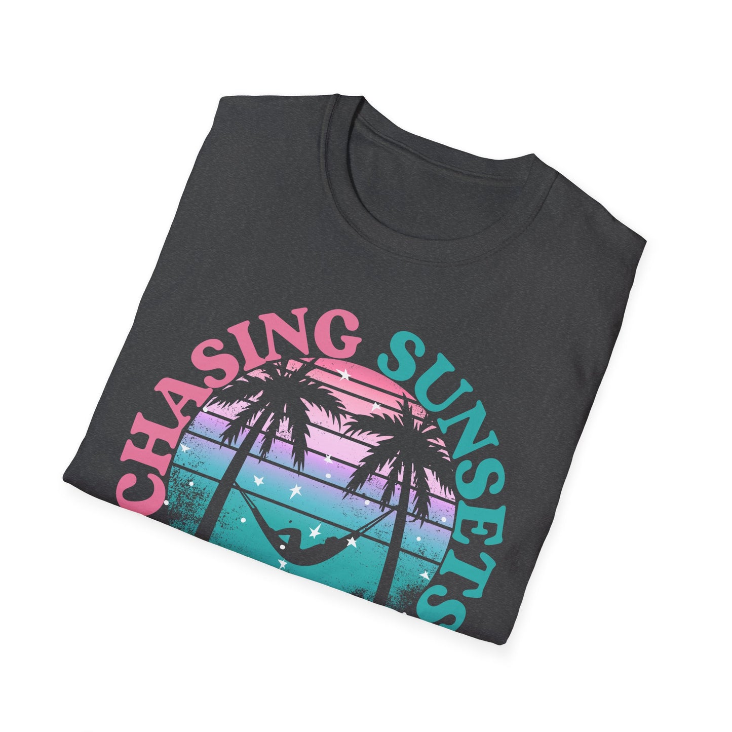 Chasing Sunsets, Finding Peace Unisex T-Shirt