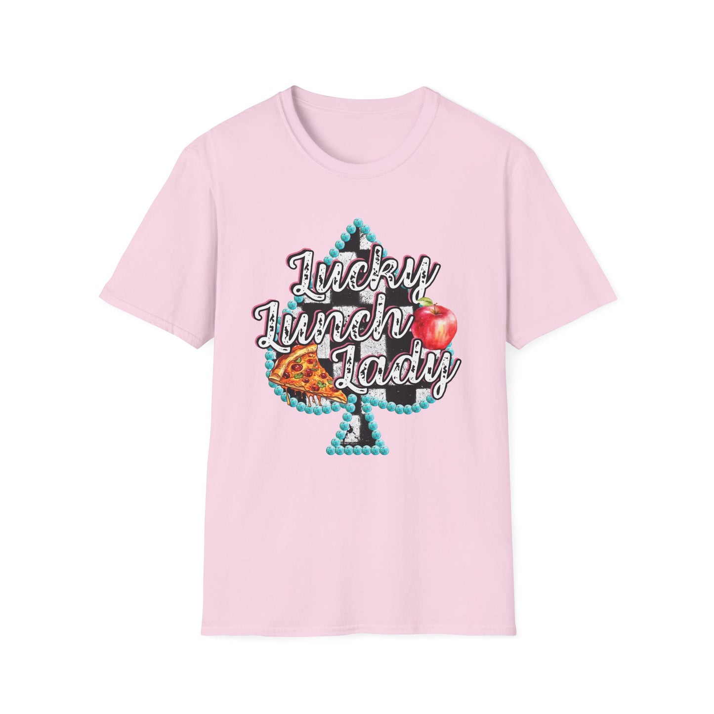 Lunch Lady Checkered Spades T-Shirt