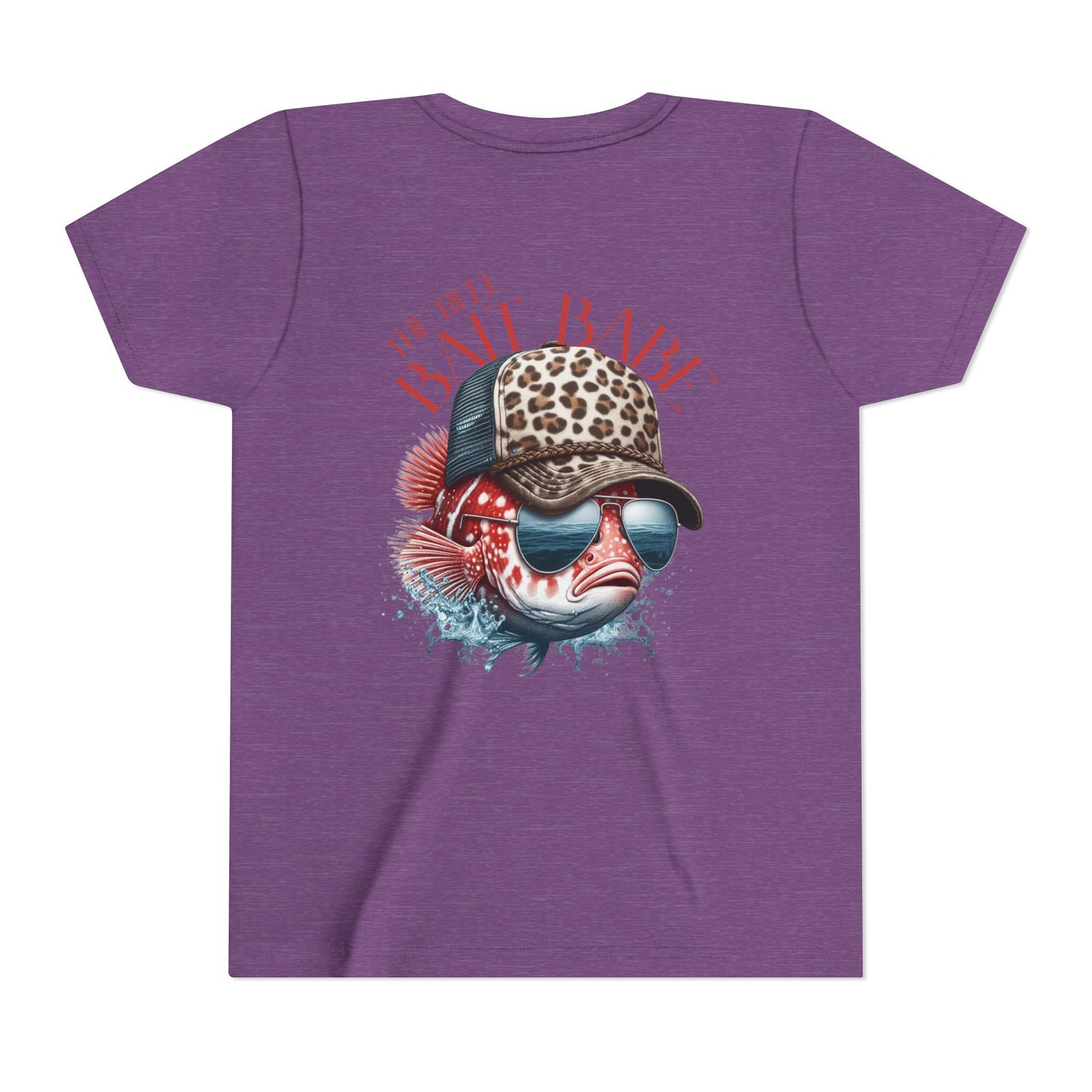 Kids Fishing Tee - CaffeinatedPlanner Family Exclusive Design: 'Bait Babe'