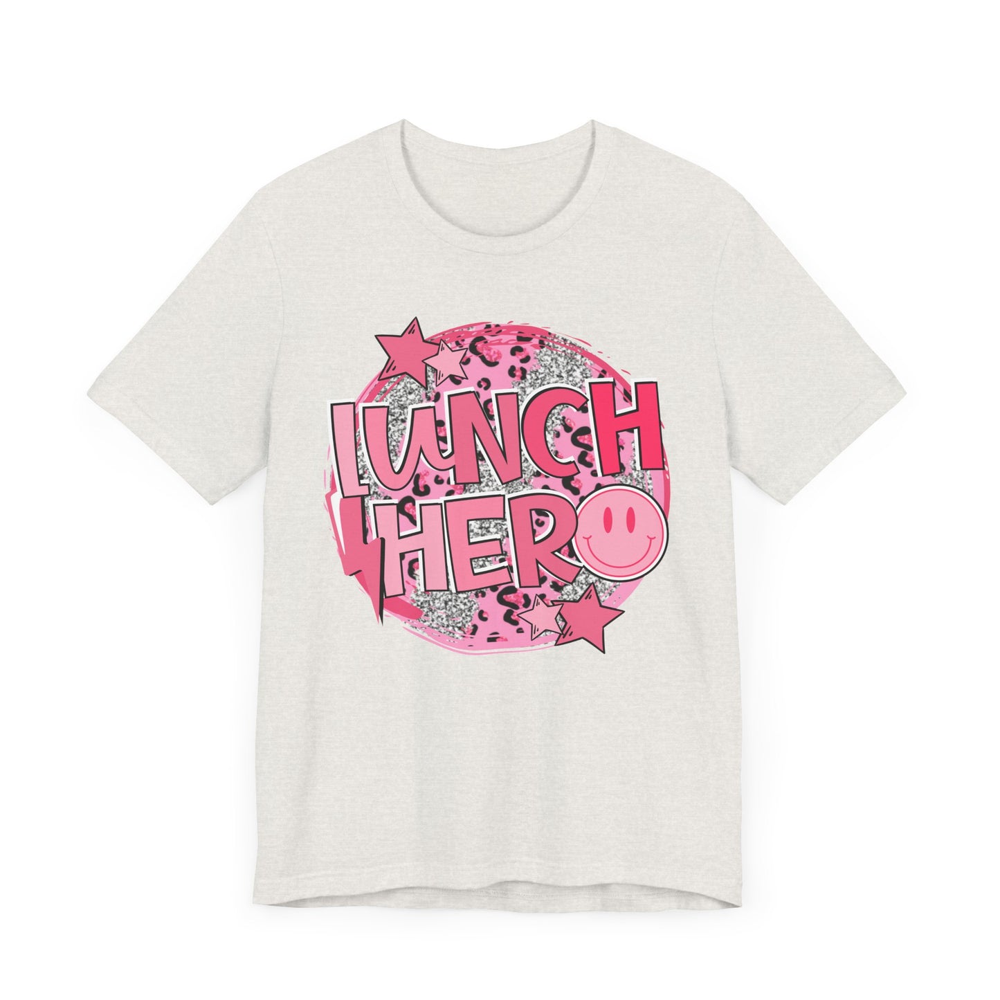 Lunch Hero Unisex Tee - Cafeteria Staff Shirt * Front Design Only