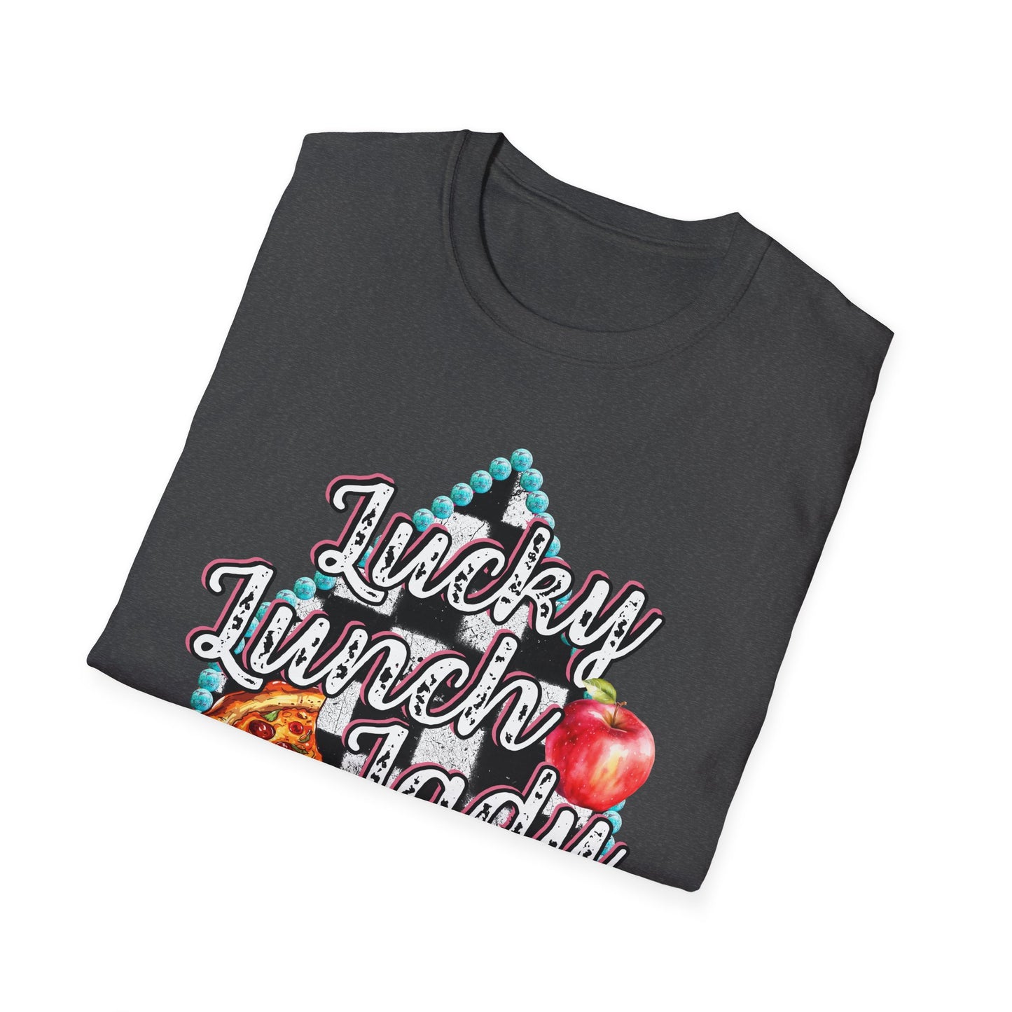 Lunch Lady Checkered Spades T-Shirt