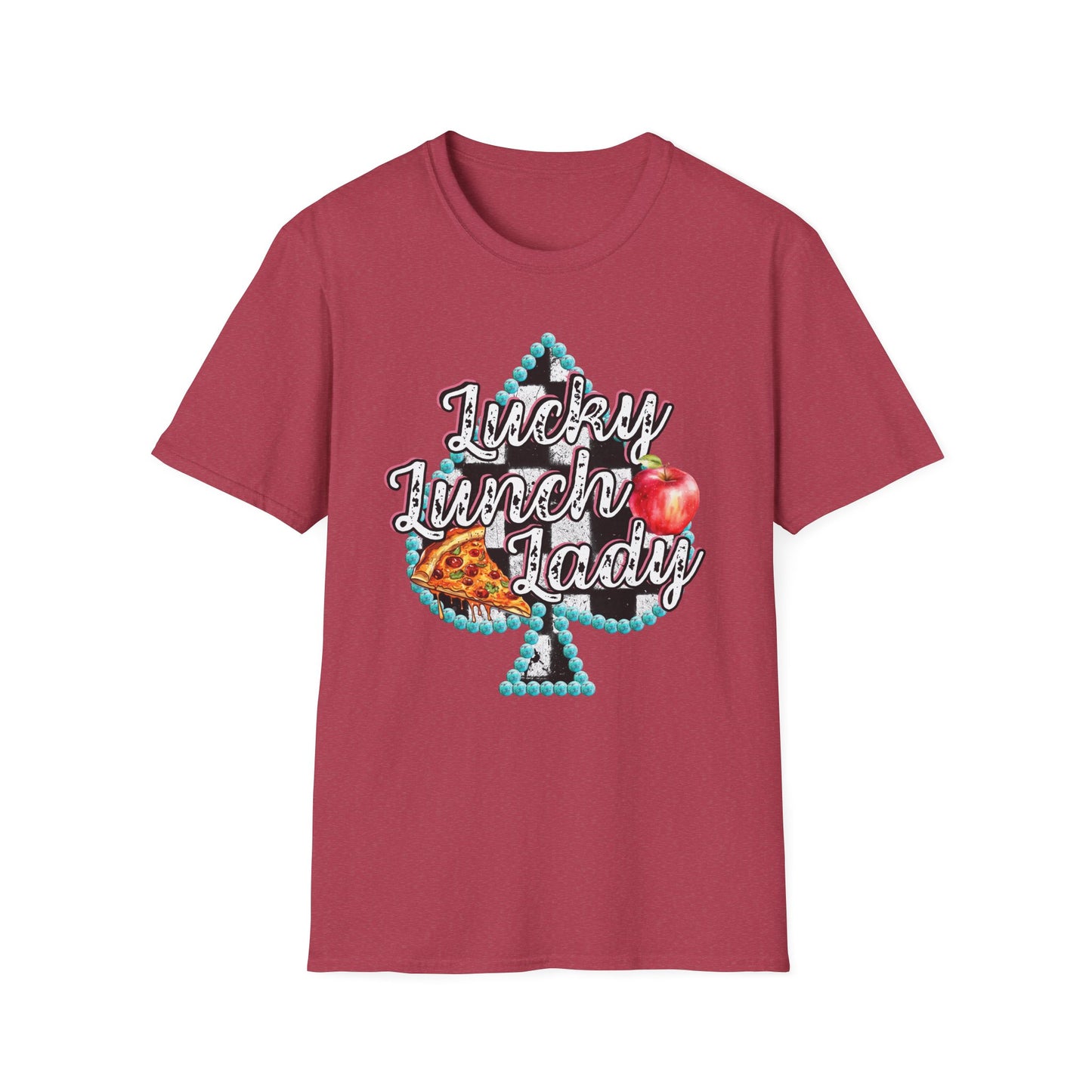Lunch Lady Checkered Spades T-Shirt