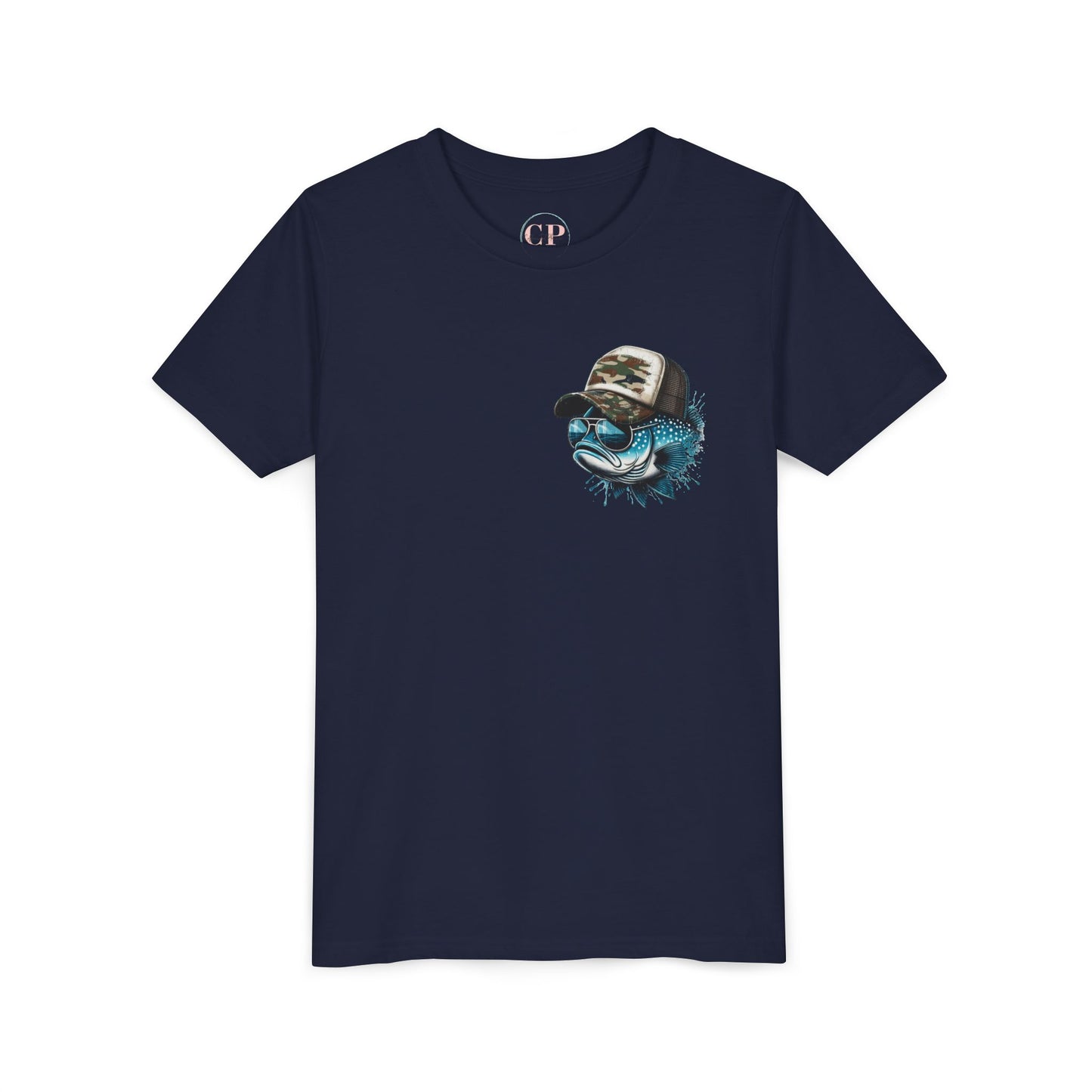 Kids Fishing Tee - CaffeinatedPlanner Family Exclusive Design: 'Bait Boss'