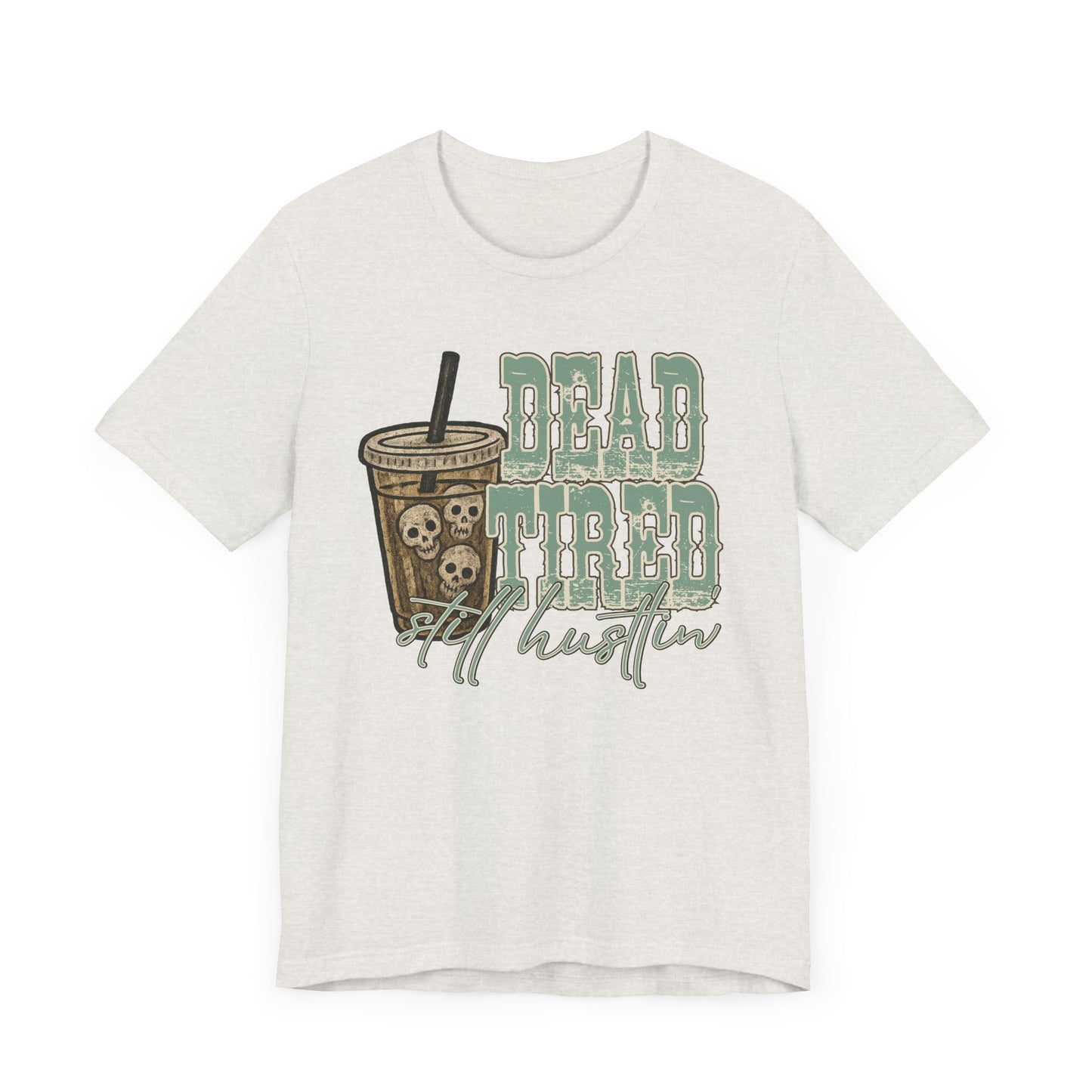 Skeleton Head Iced Coffee Unisex Tee