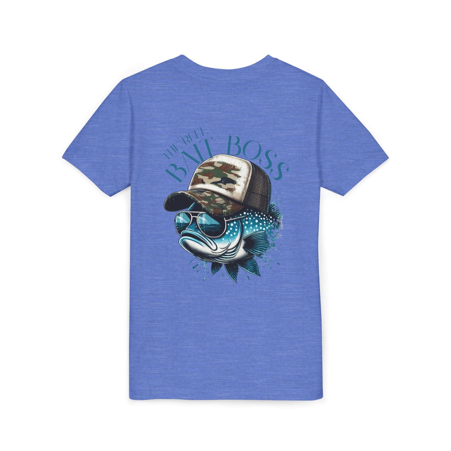Kids Fishing Tee - CaffeinatedPlanner Family Exclusive Design: 'Bait Boss'