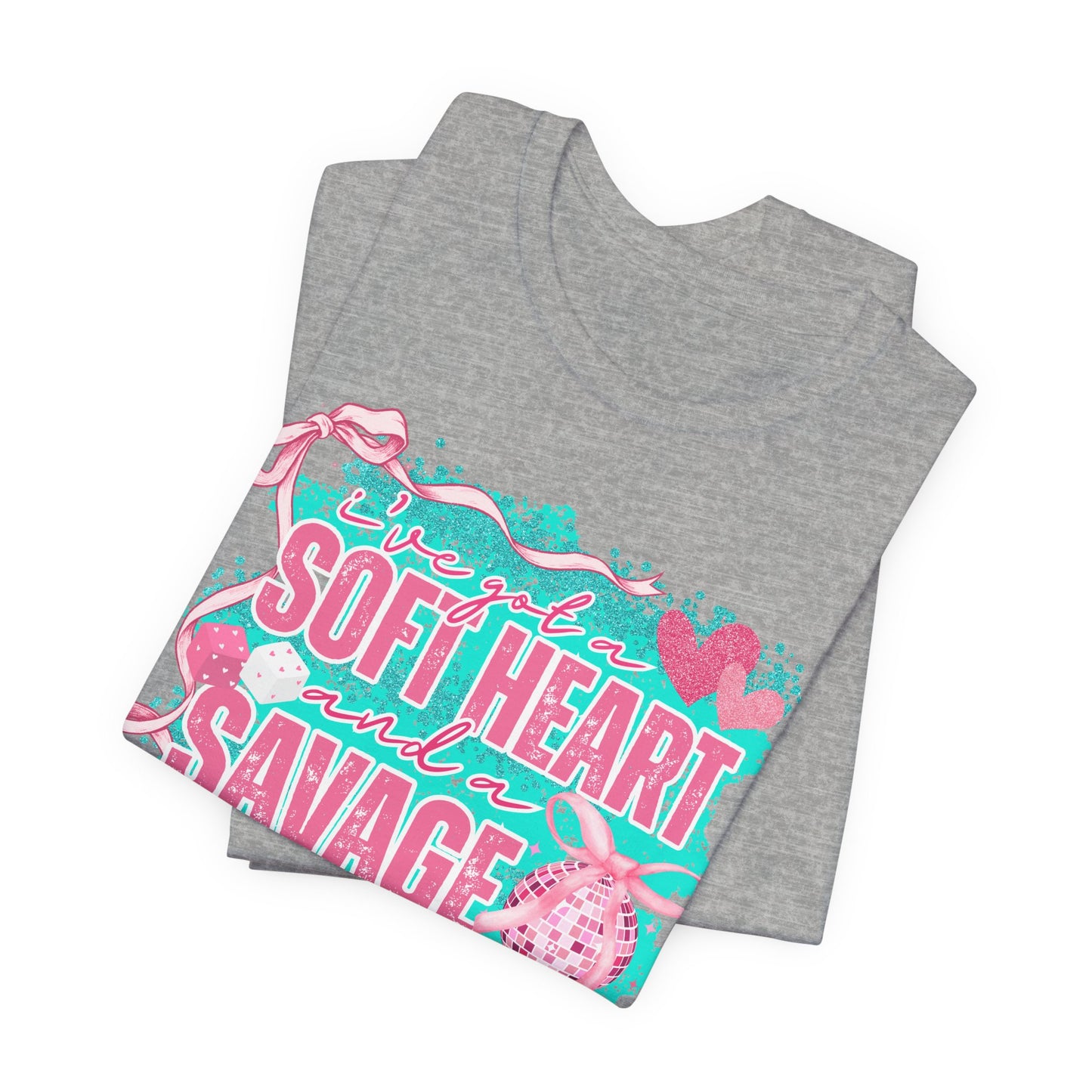 Savage Mouth Graphic Tee - Soft Hearted Apparel, Unisex T-Shirt, Trendy Casual Wear, Fun Gift for Friends, Statement Top