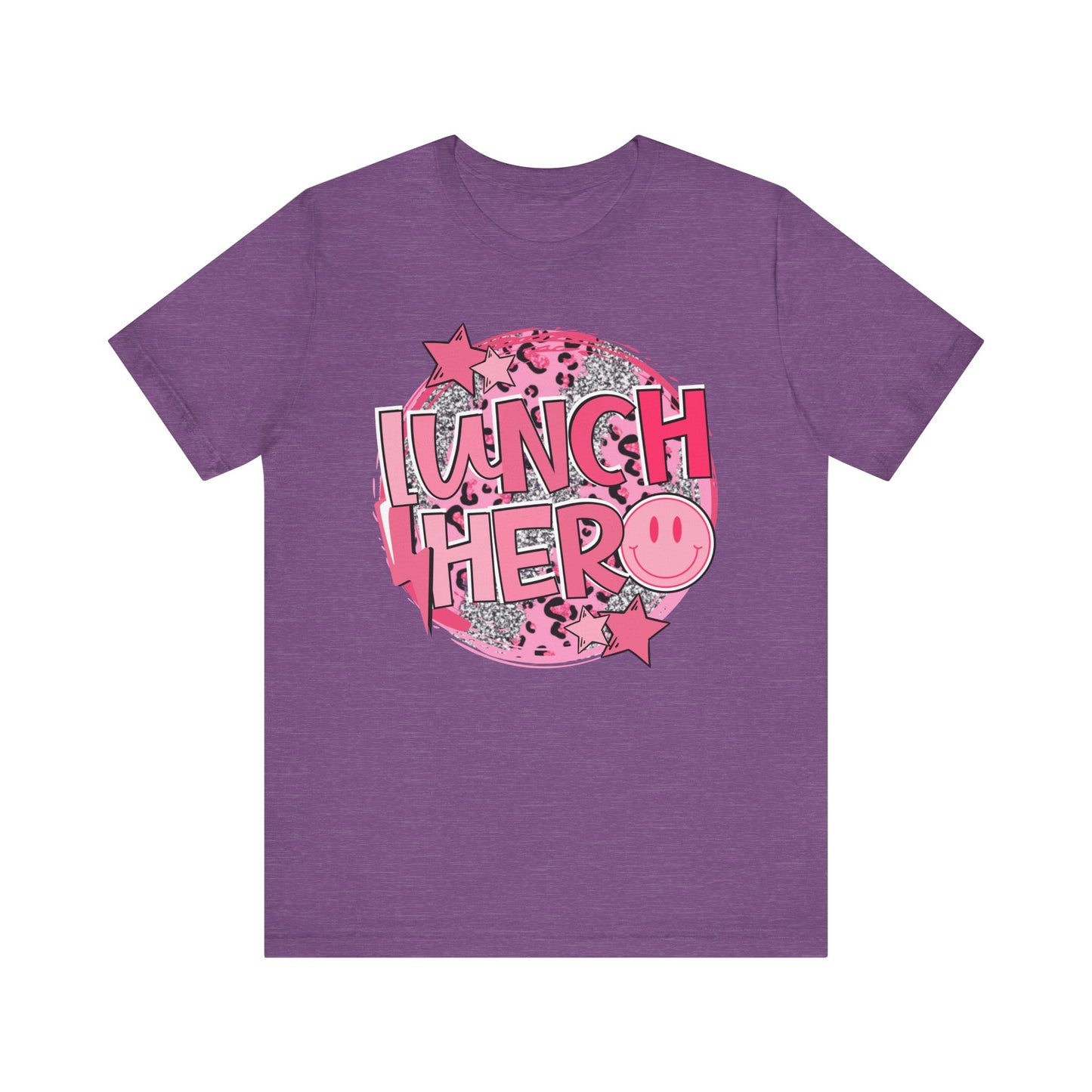 Lunch Hero Unisex Tee - Cafeteria Staff Shirt * Front Design Only