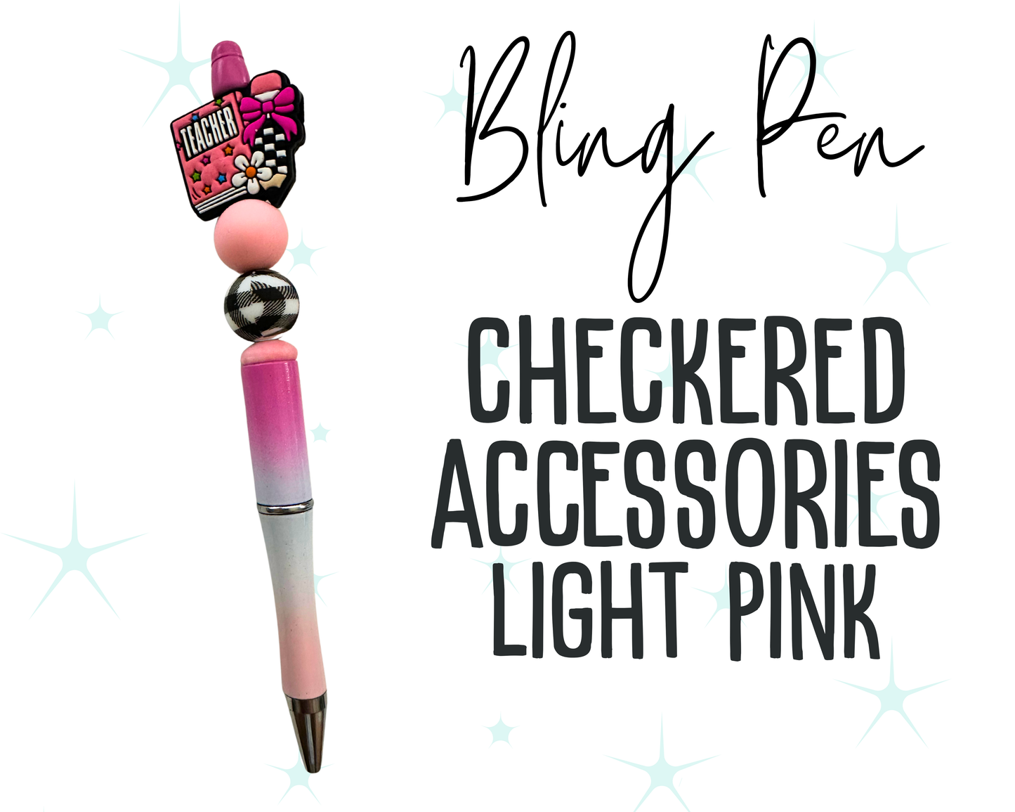 Checkered Accessories * Light Pink