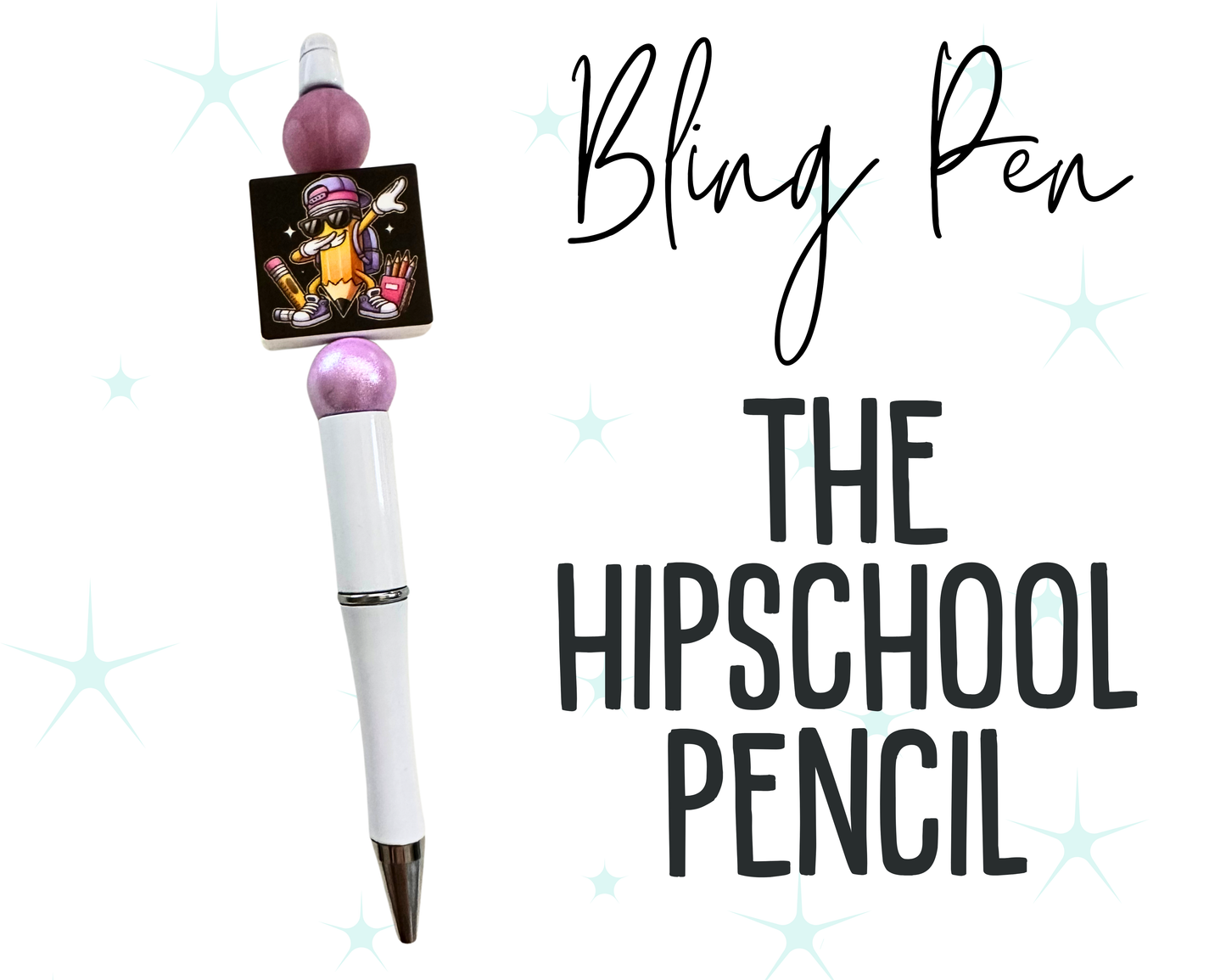 Hip Pencil Bling Pen