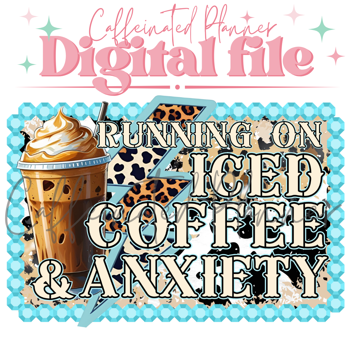 Running on Iced Coffee & Anxiety // Digital Download Only
