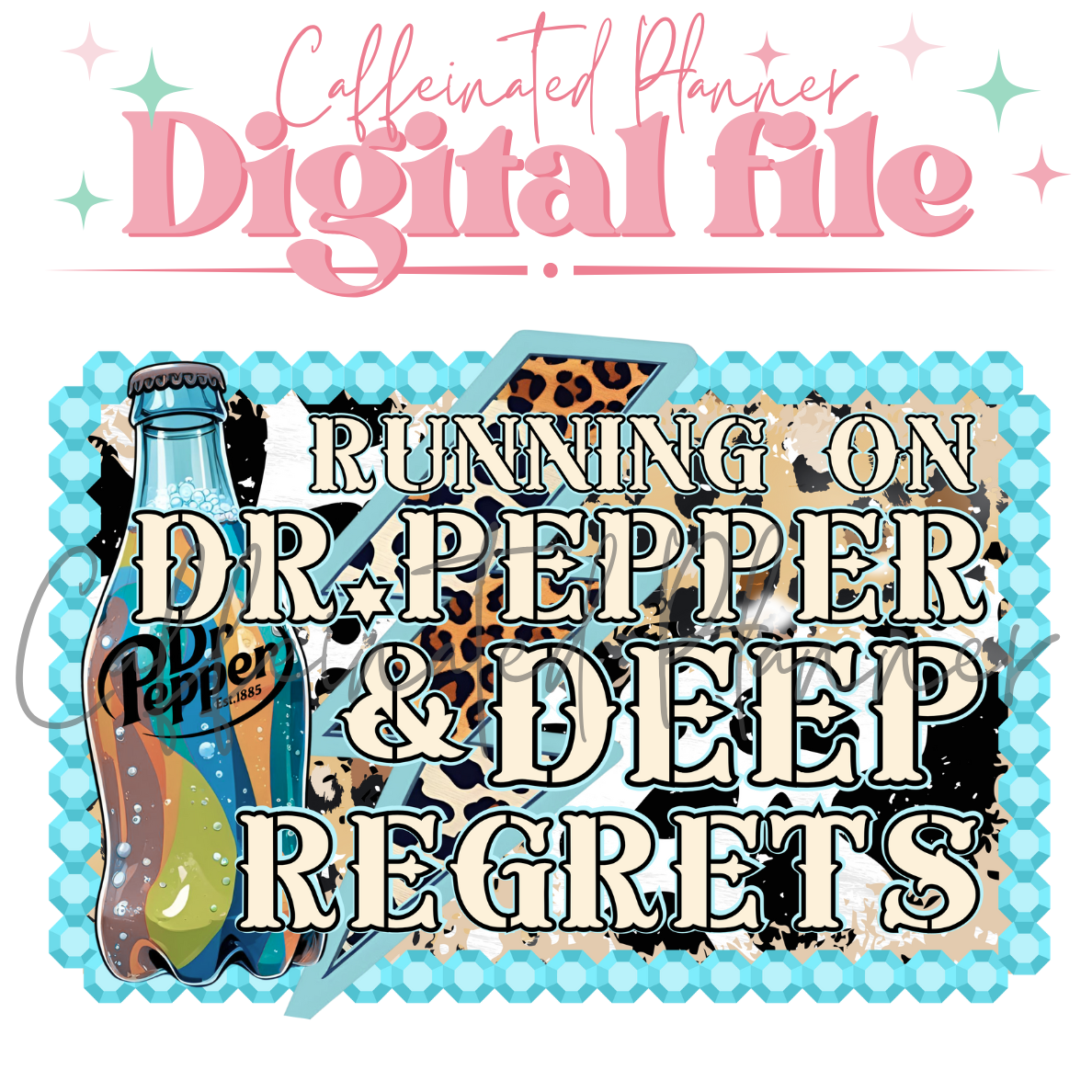 Running on Dr. Pepper & Deep Regrets // Digital Download Only