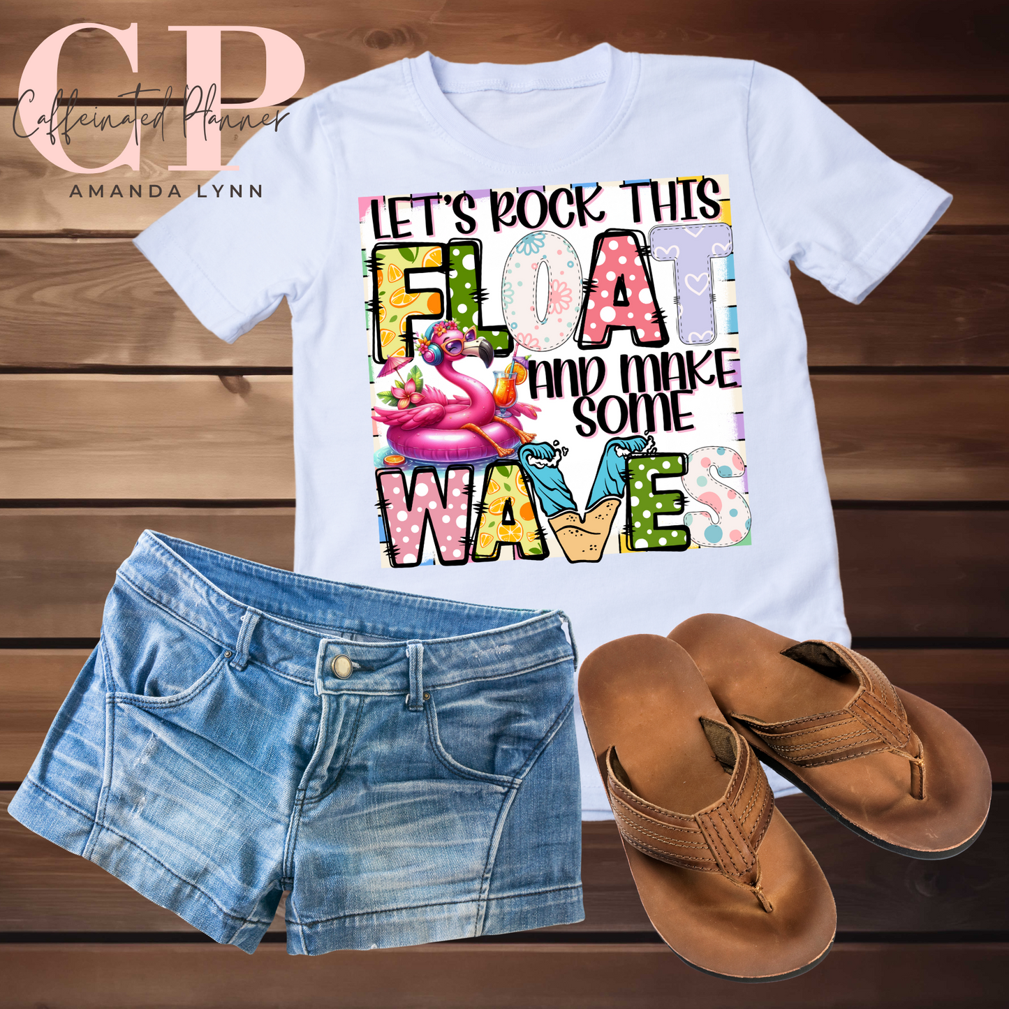 Let's Rock this Float & Make Some Waves // Flamingo PNG