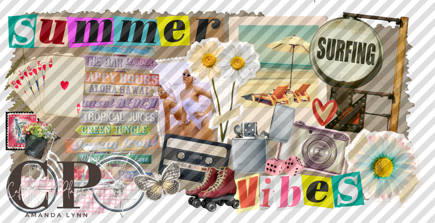 Vintage Summer Collage
