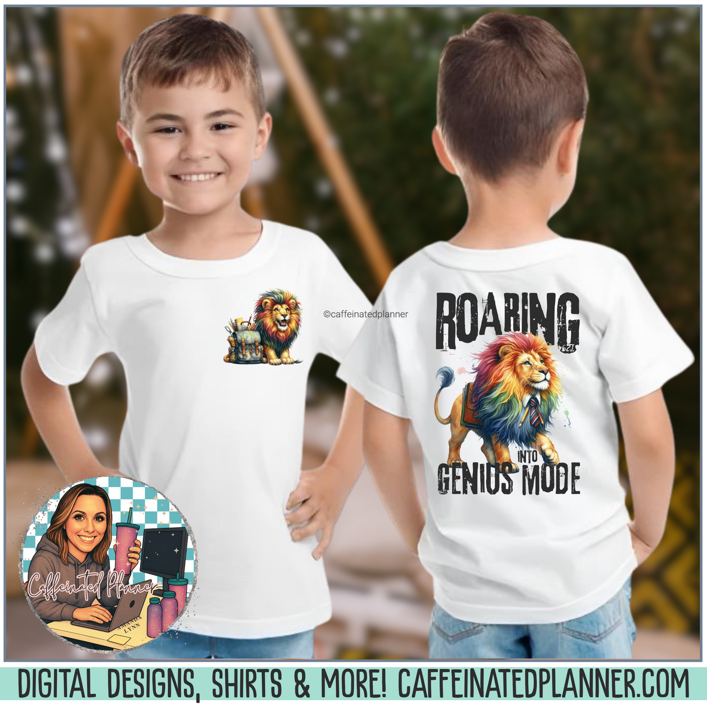 Roaring into Genius Mode - Back to School Shirt - Back to School Lion Shirt