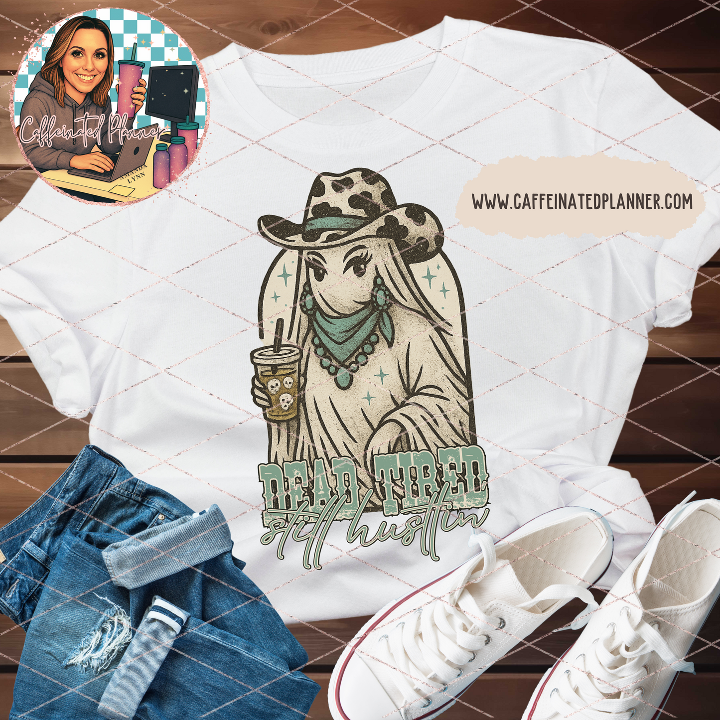 Dead Tired, Still Hustlin' (Ghost & Skeleton Skulls) // Digital Download Only