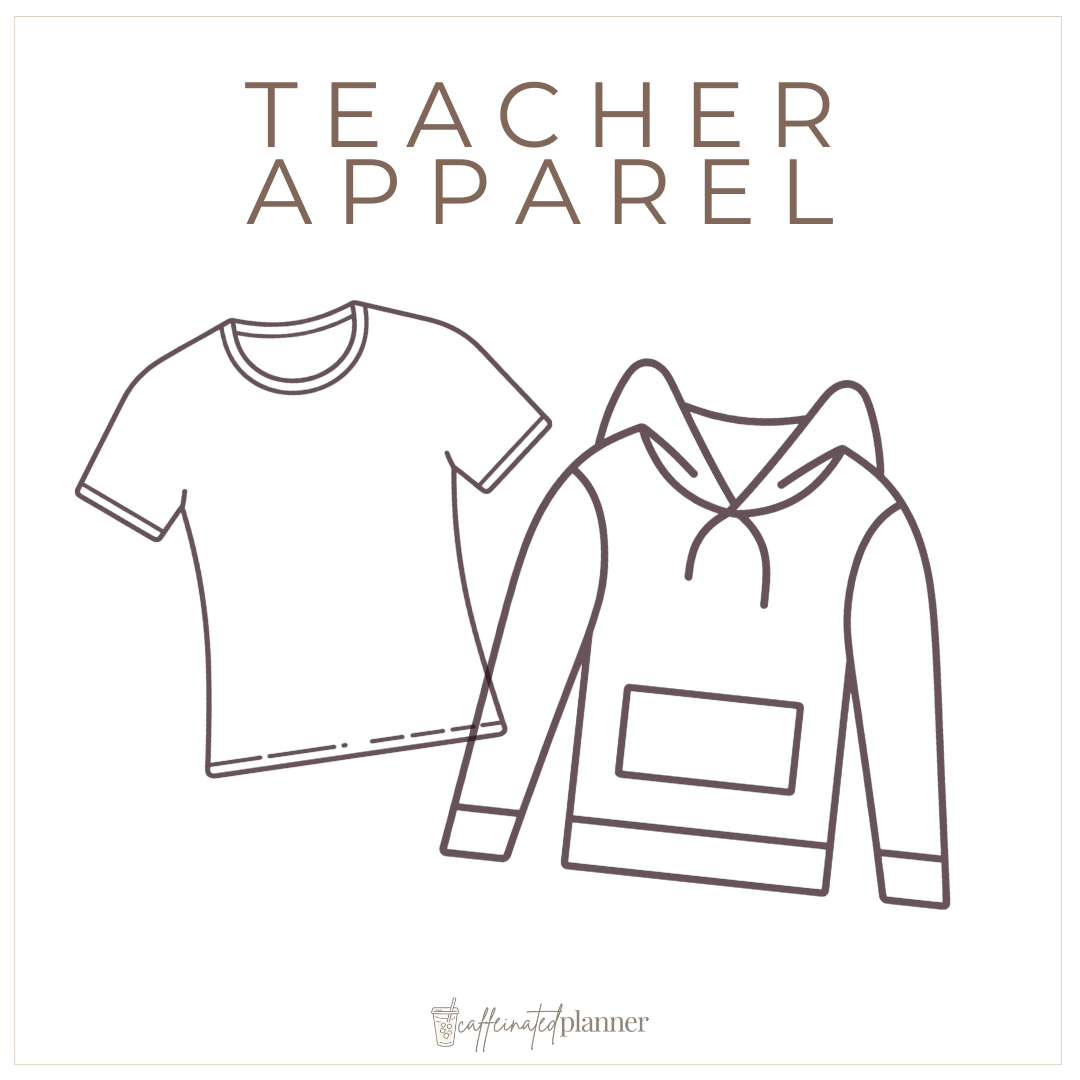 caffeinated teacher apparel