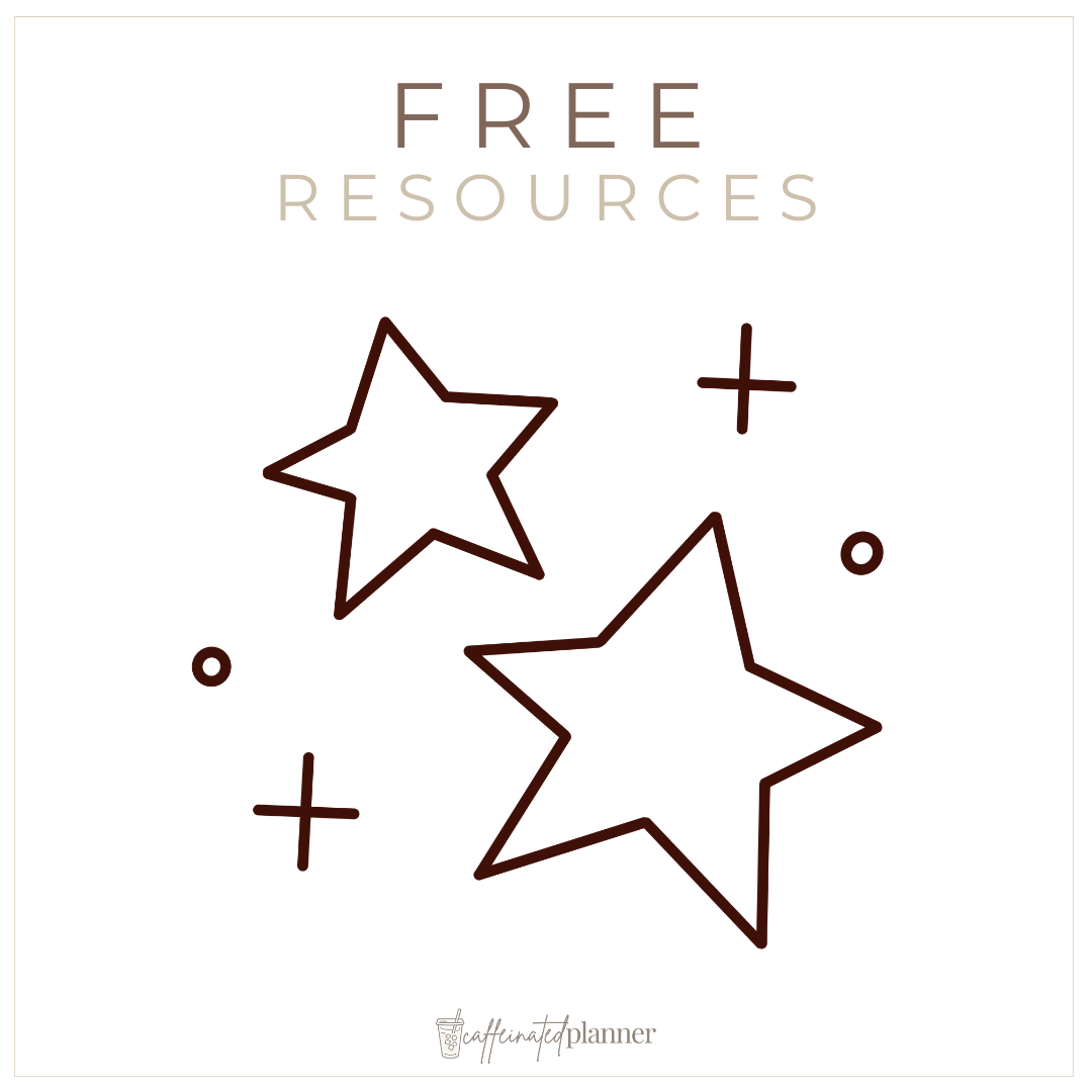 caffeinated teacher | free resources