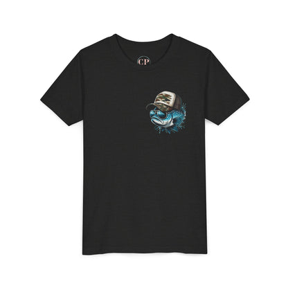 Kids Fishing Tee - CaffeinatedPlanner Family Exclusive Design: 'Bait Boss'