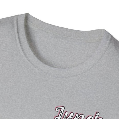 Lunch Lady Checkered Spades T-Shirt * Front and Back Design