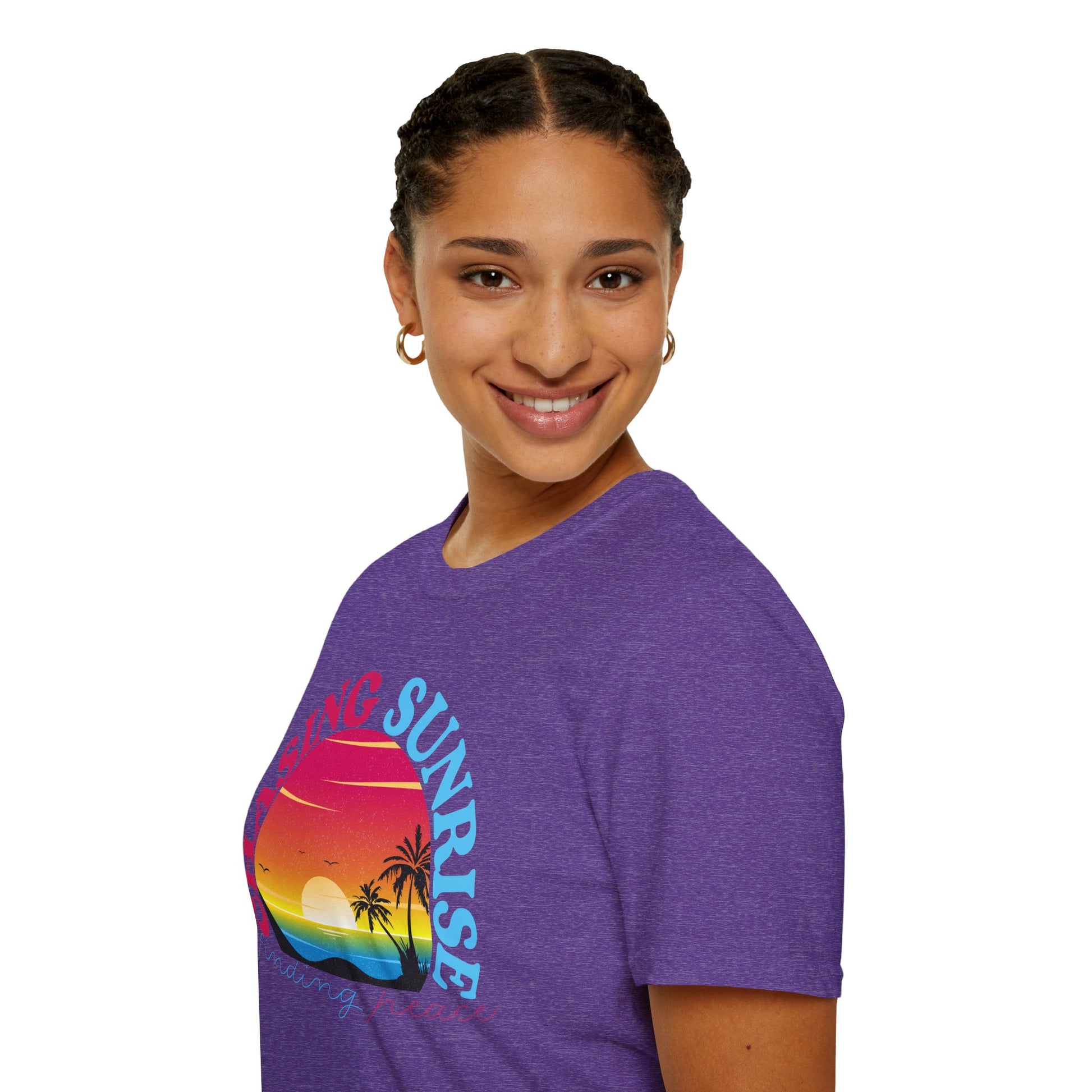 Chasing Sunrise, Finding Peace Unisex T-Shirt