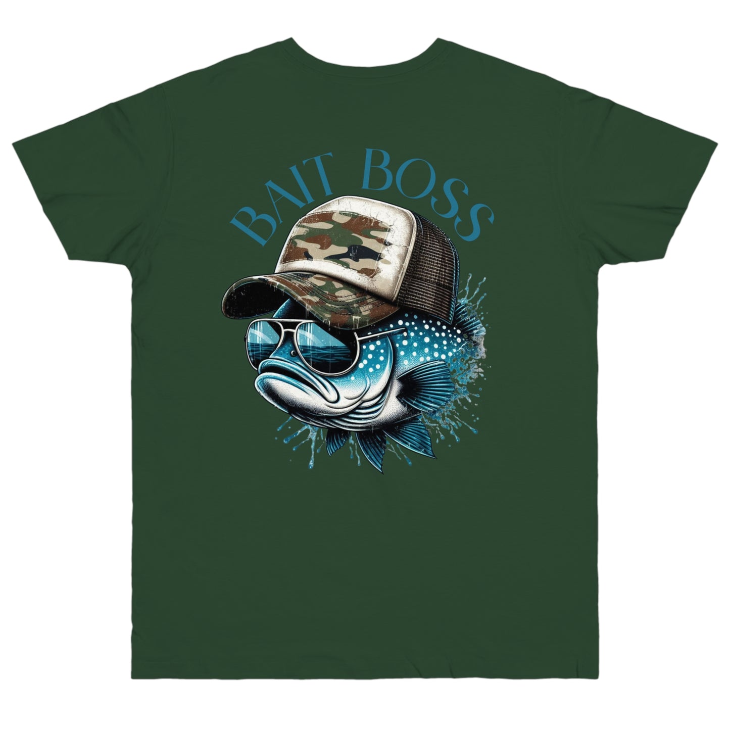 Fishing Enthusiast T-Shirt, Bait Boss Graphic Tee, Outdoor Apparel, Fishing Gift, Summer Outfit, Angler's Favorite