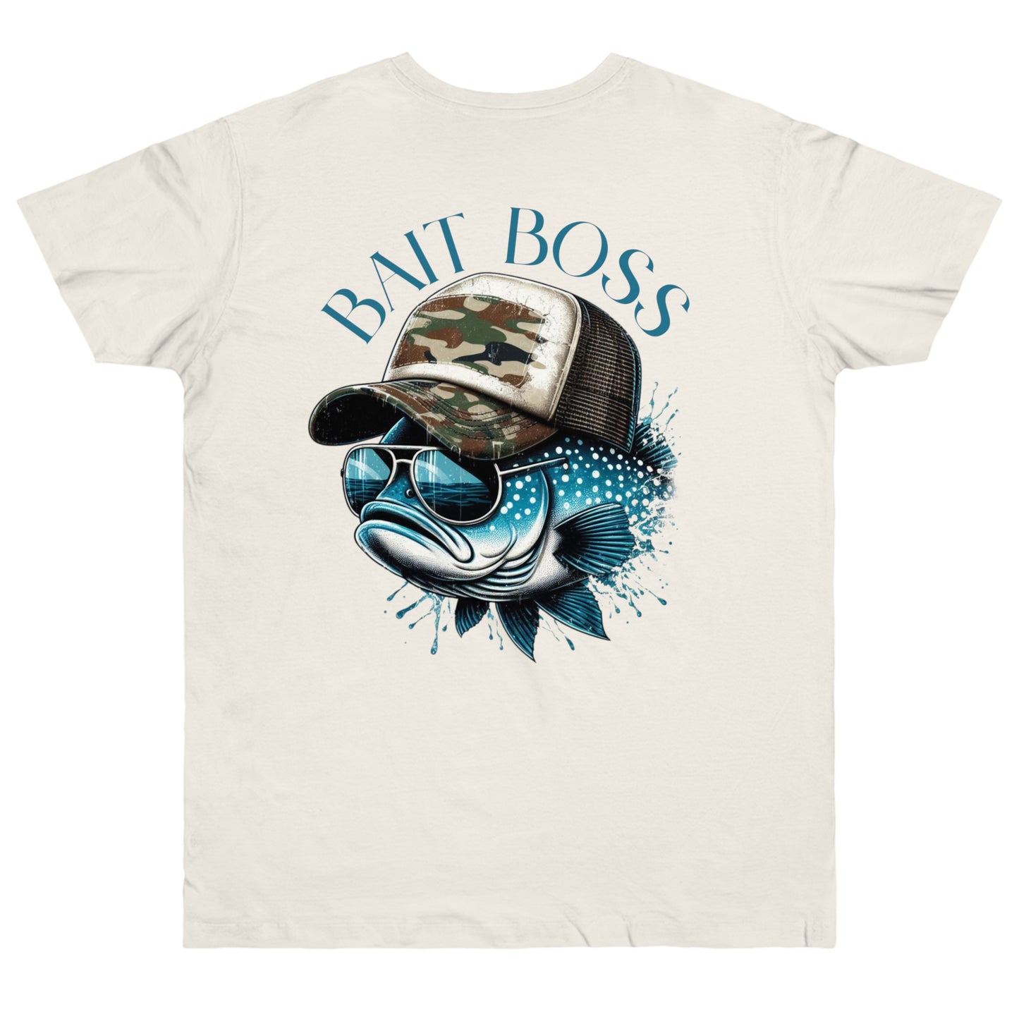 Fishing Enthusiast T-Shirt, Bait Boss Graphic Tee, Outdoor Apparel, Fishing Gift, Summer Outfit, Angler's Favorite
