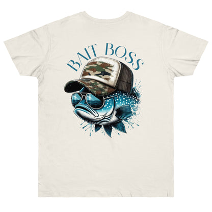 Fishing Enthusiast T-Shirt, Bait Boss Graphic Tee, Outdoor Apparel, Fishing Gift, Summer Outfit, Angler's Favorite
