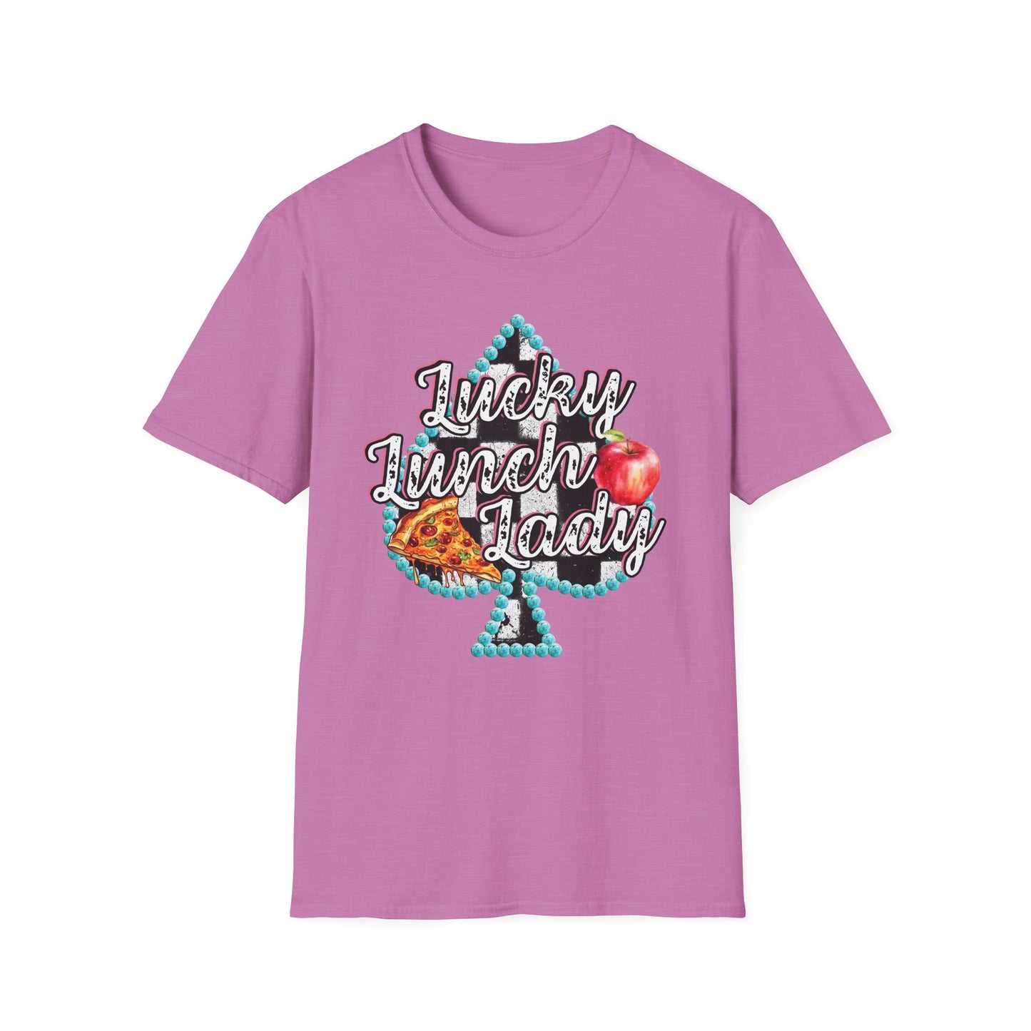 Lunch Lady Checkered Spades T-Shirt