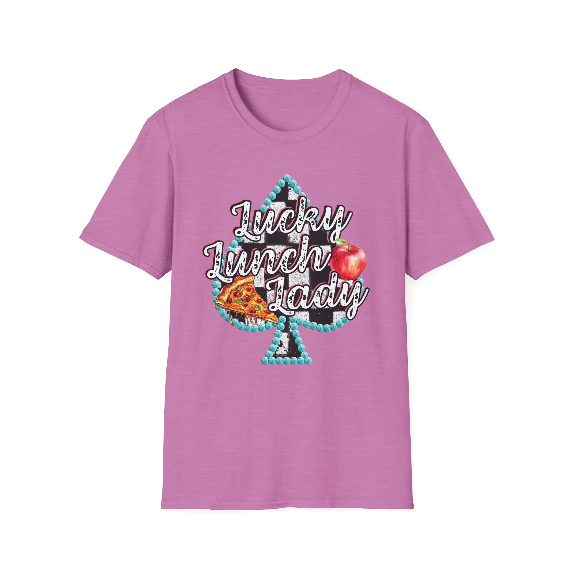 Lunch Lady Checkered Spades T-Shirt