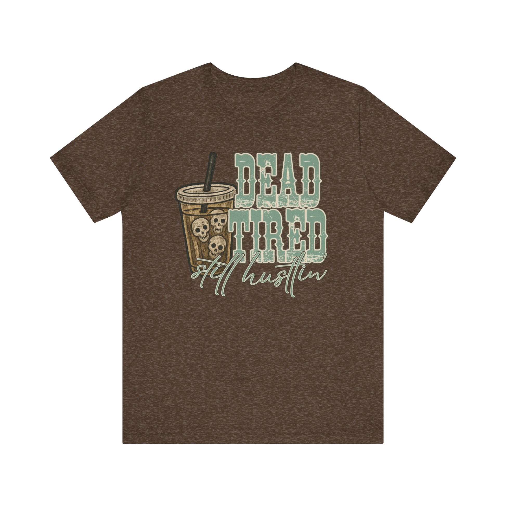 Skeleton Head Iced Coffee Unisex Tee