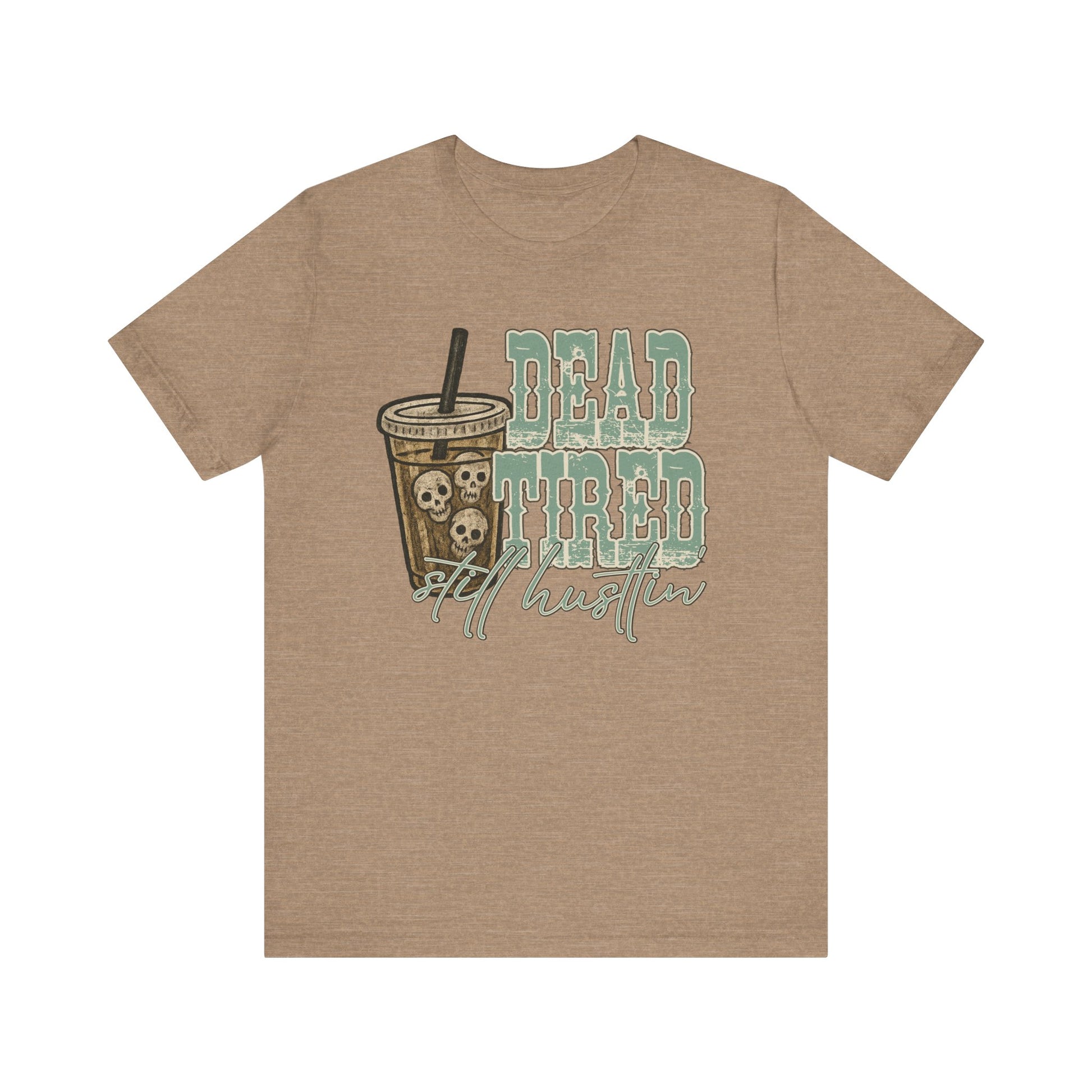Skeleton Head Iced Coffee Unisex Tee